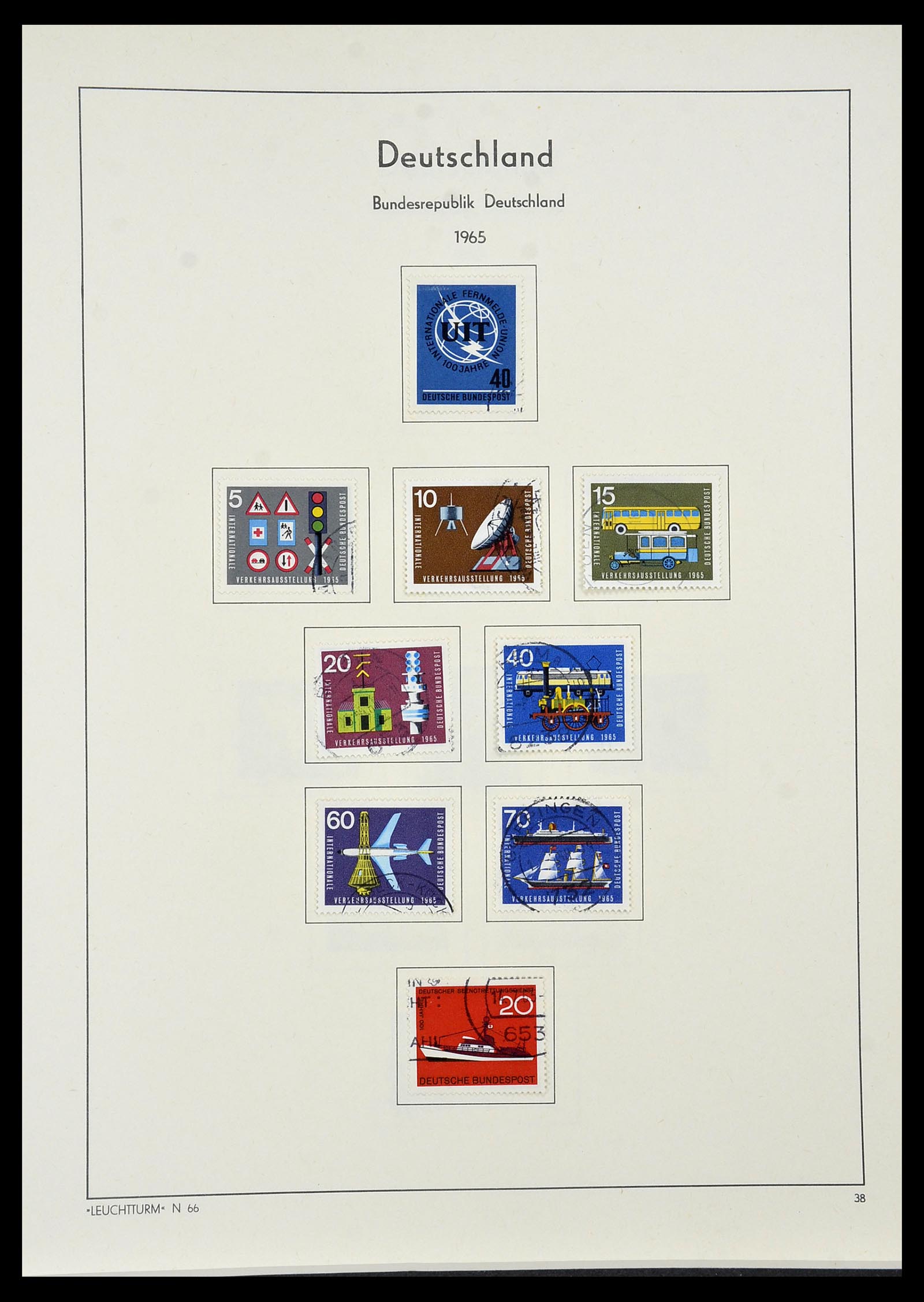 34195 039 - Postzegelverzameling 34195 Bundespost 1949-1981.