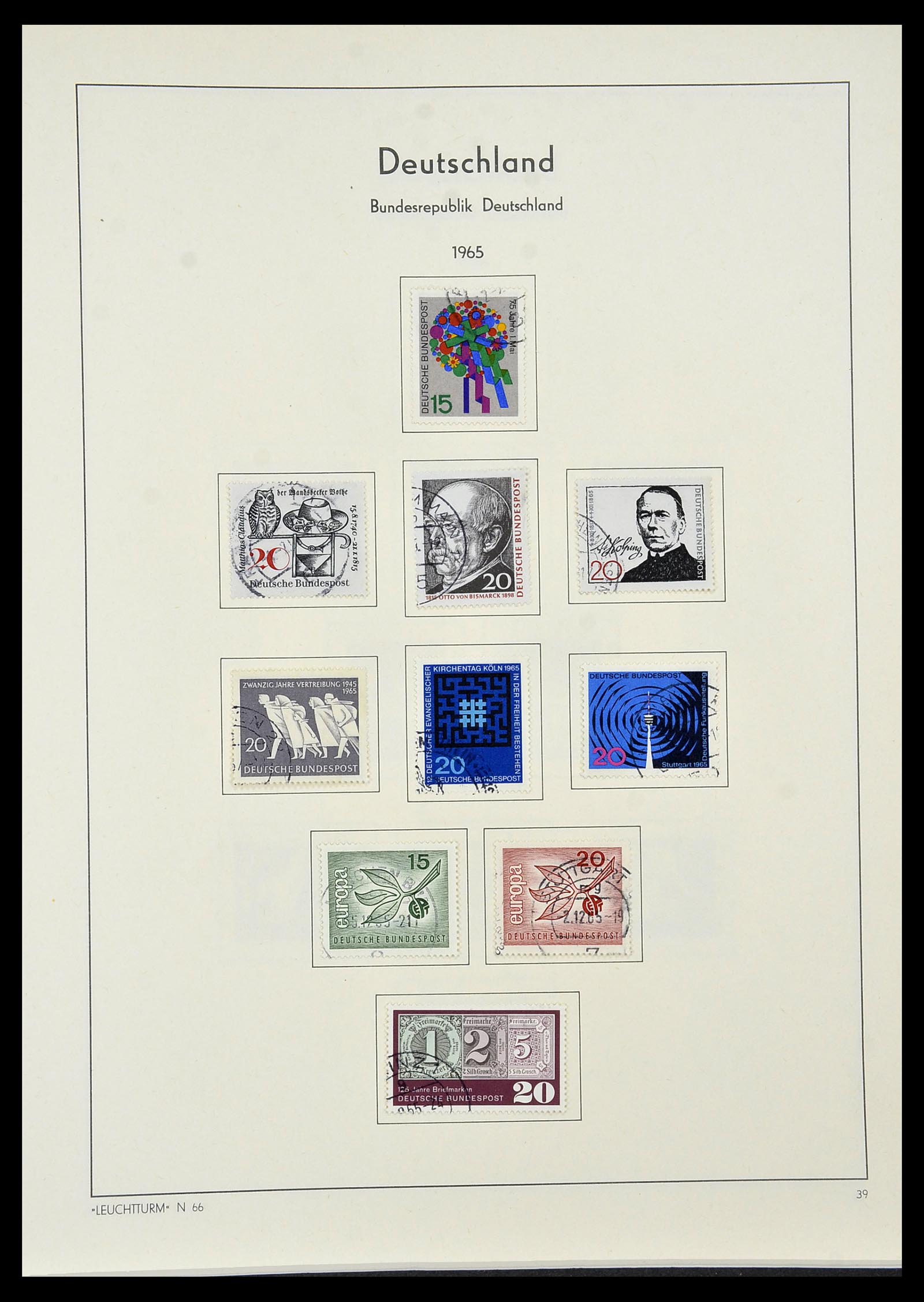34195 040 - Postzegelverzameling 34195 Bundespost 1949-1981.
