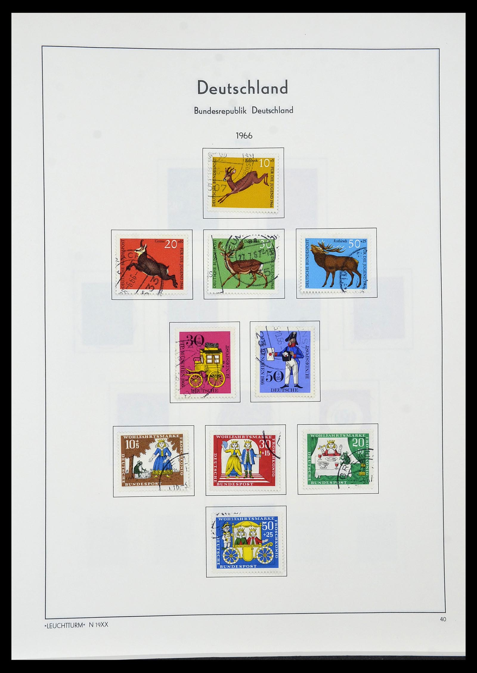 34195 041 - Postzegelverzameling 34195 Bundespost 1949-1981.