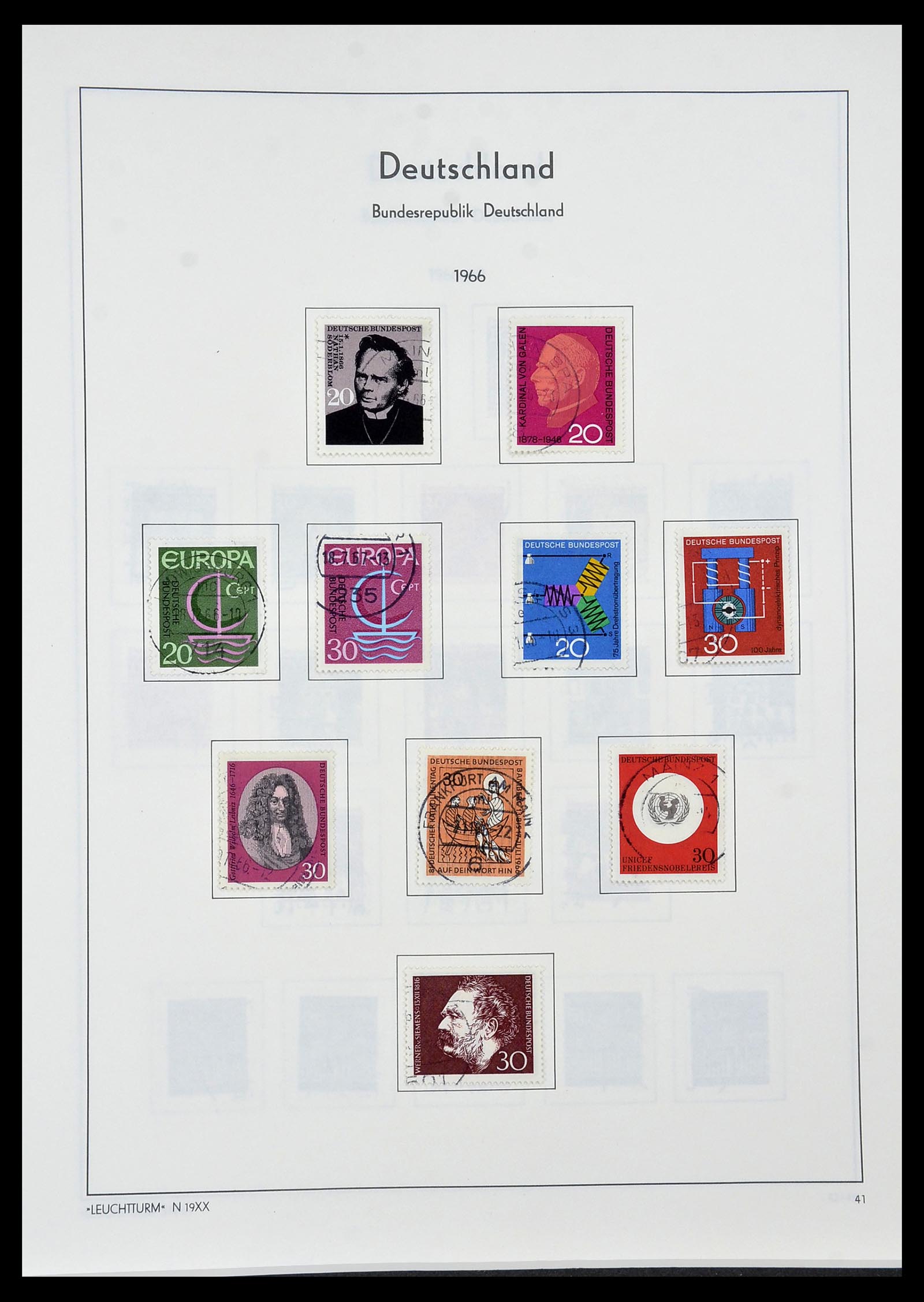 34195 042 - Postzegelverzameling 34195 Bundespost 1949-1981.