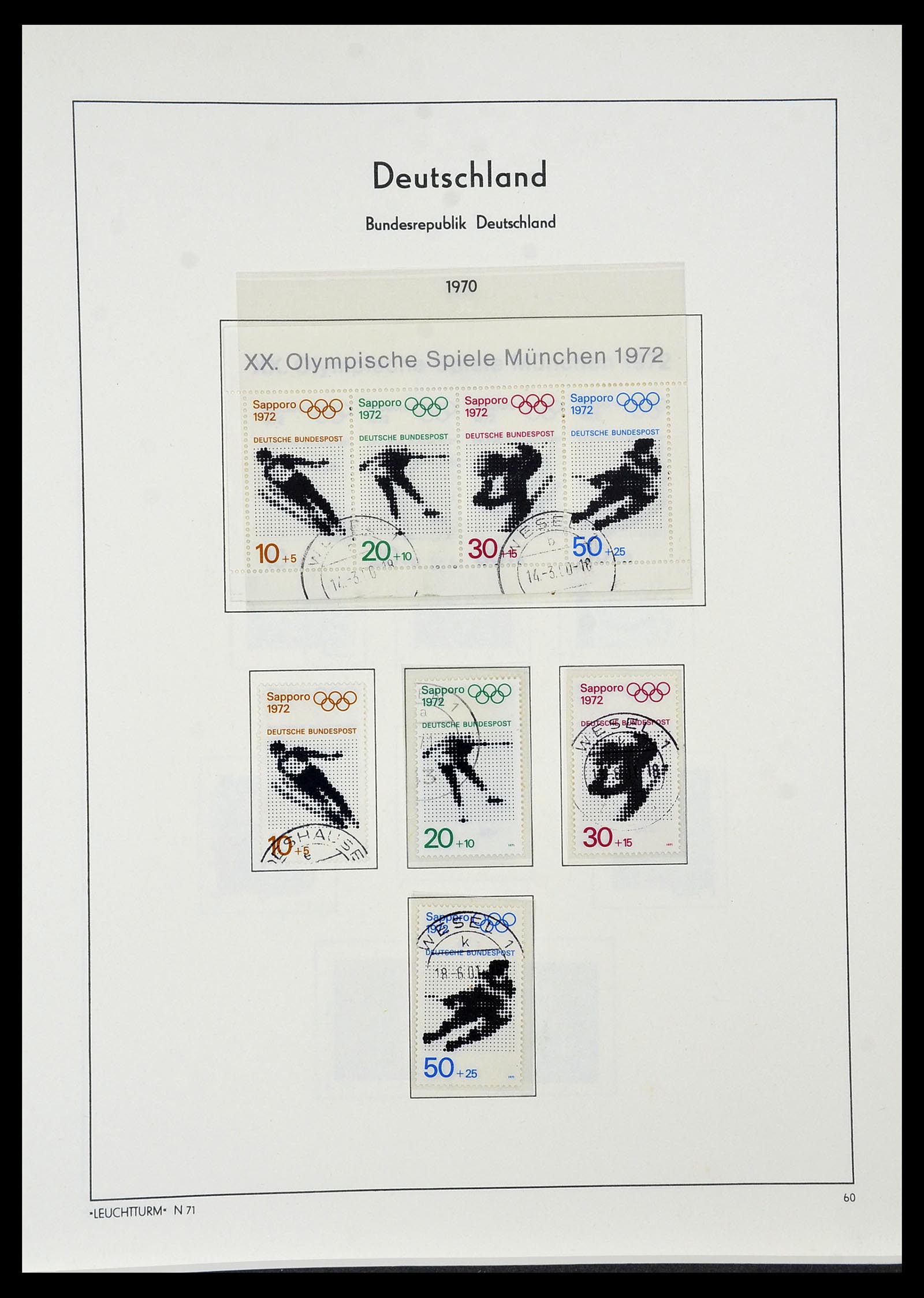 34195 060 - Postzegelverzameling 34195 Bundespost 1949-1981.