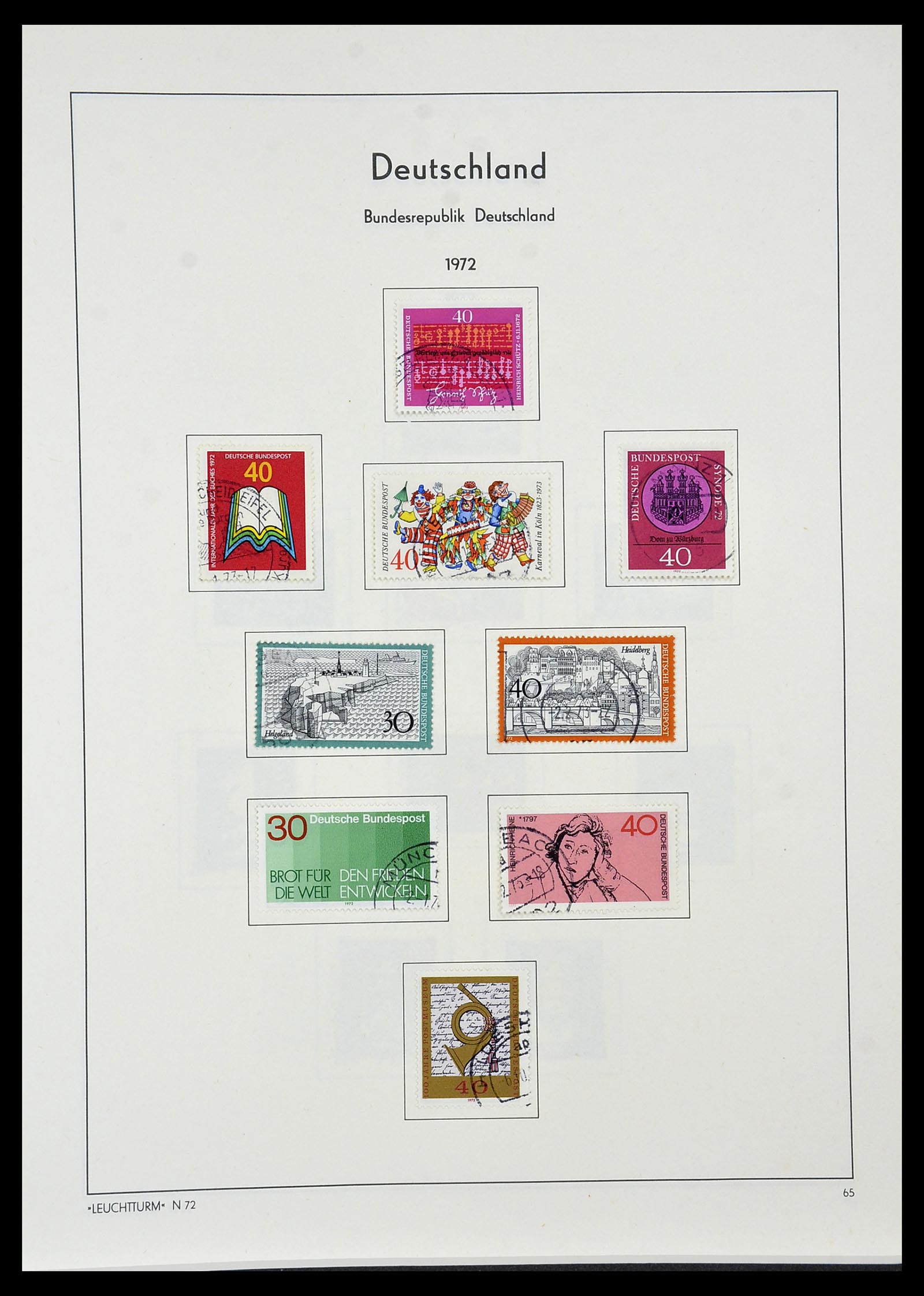 34195 065 - Postzegelverzameling 34195 Bundespost 1949-1981.