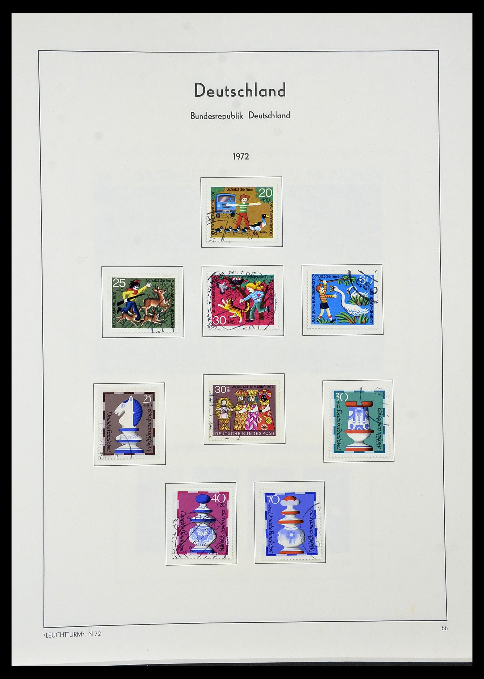 34195 066 - Postzegelverzameling 34195 Bundespost 1949-1981.