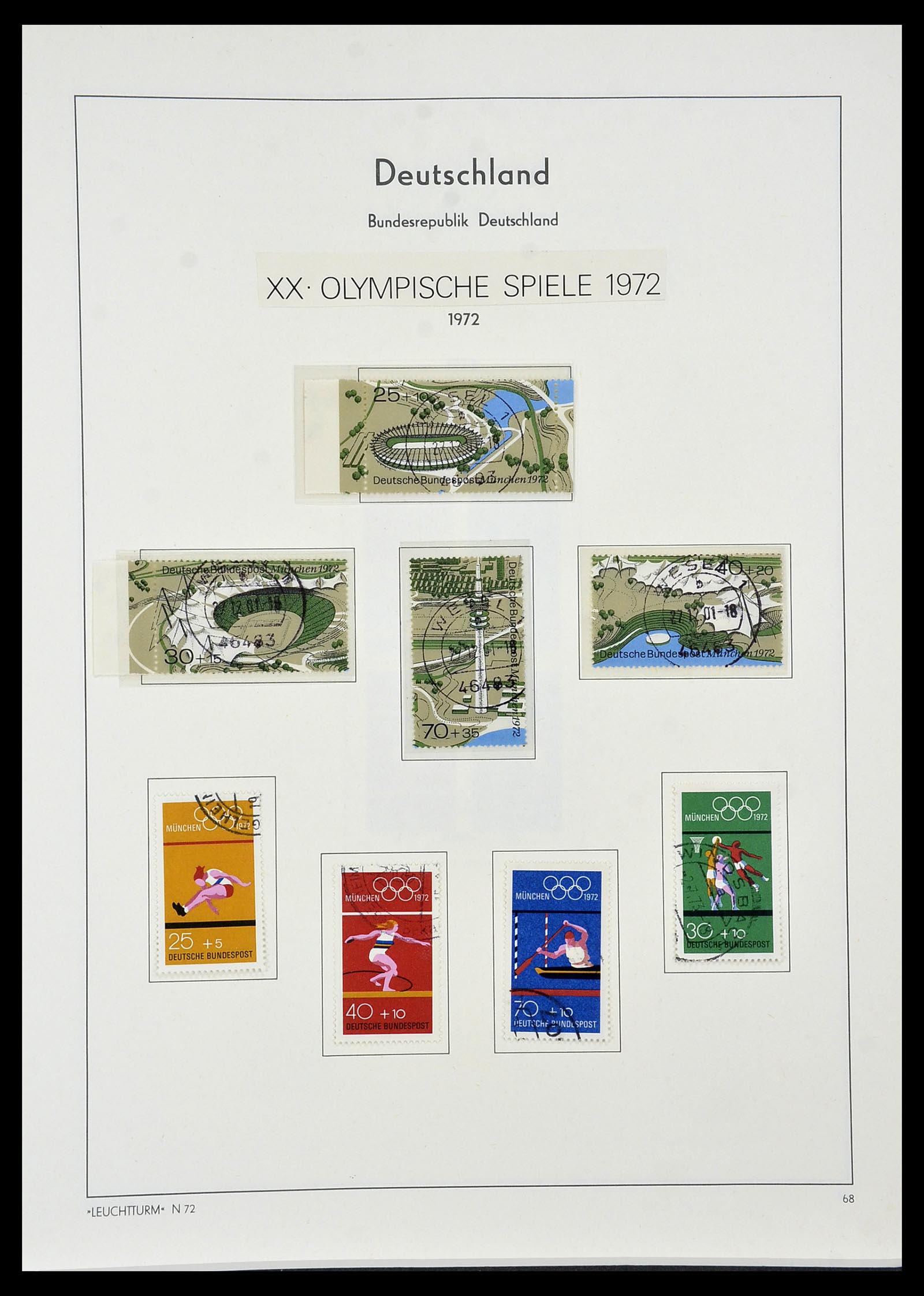 34195 068 - Postzegelverzameling 34195 Bundespost 1949-1981.