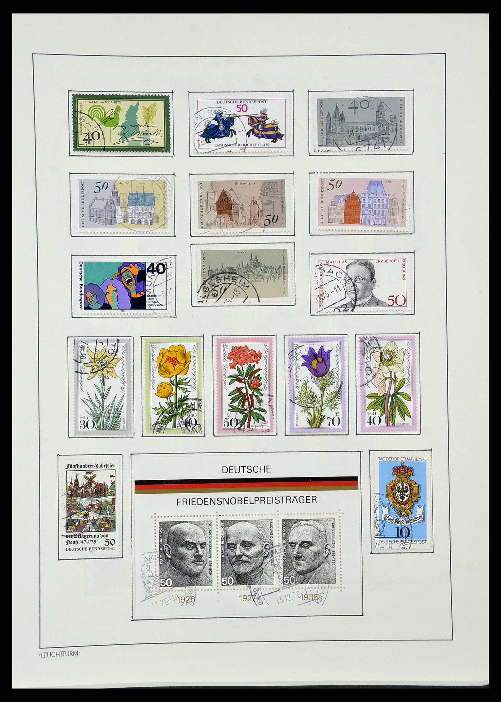 34195 076 - Postzegelverzameling 34195 Bundespost 1949-1981.