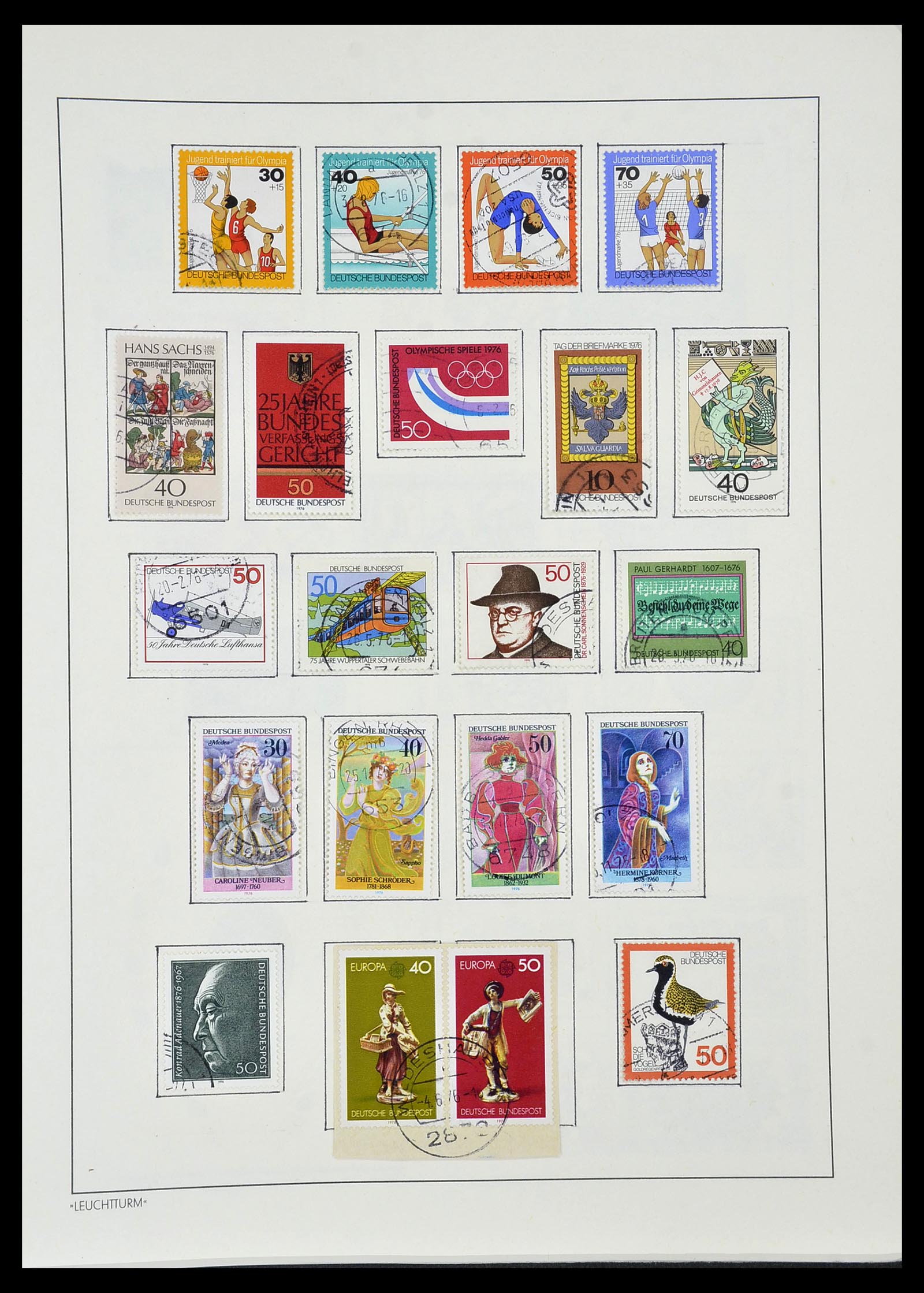34195 077 - Postzegelverzameling 34195 Bundespost 1949-1981.