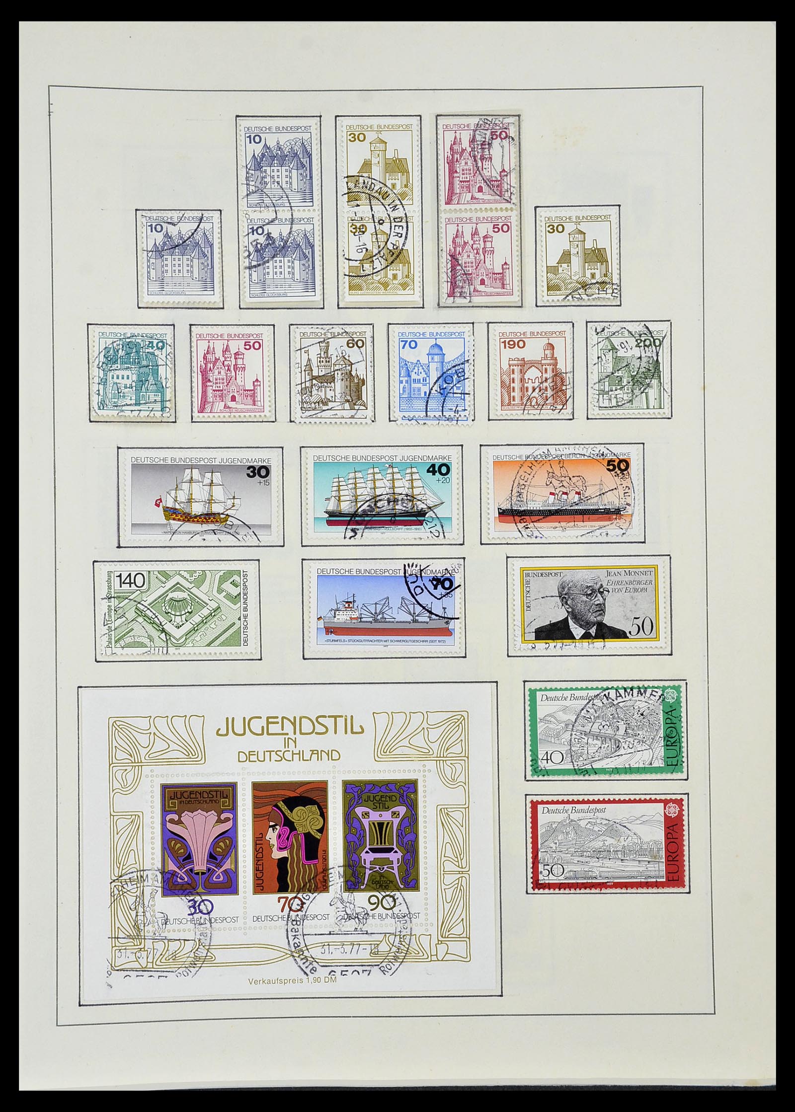 34195 079 - Stamp collection 34195 Bundespost 1949-1981.