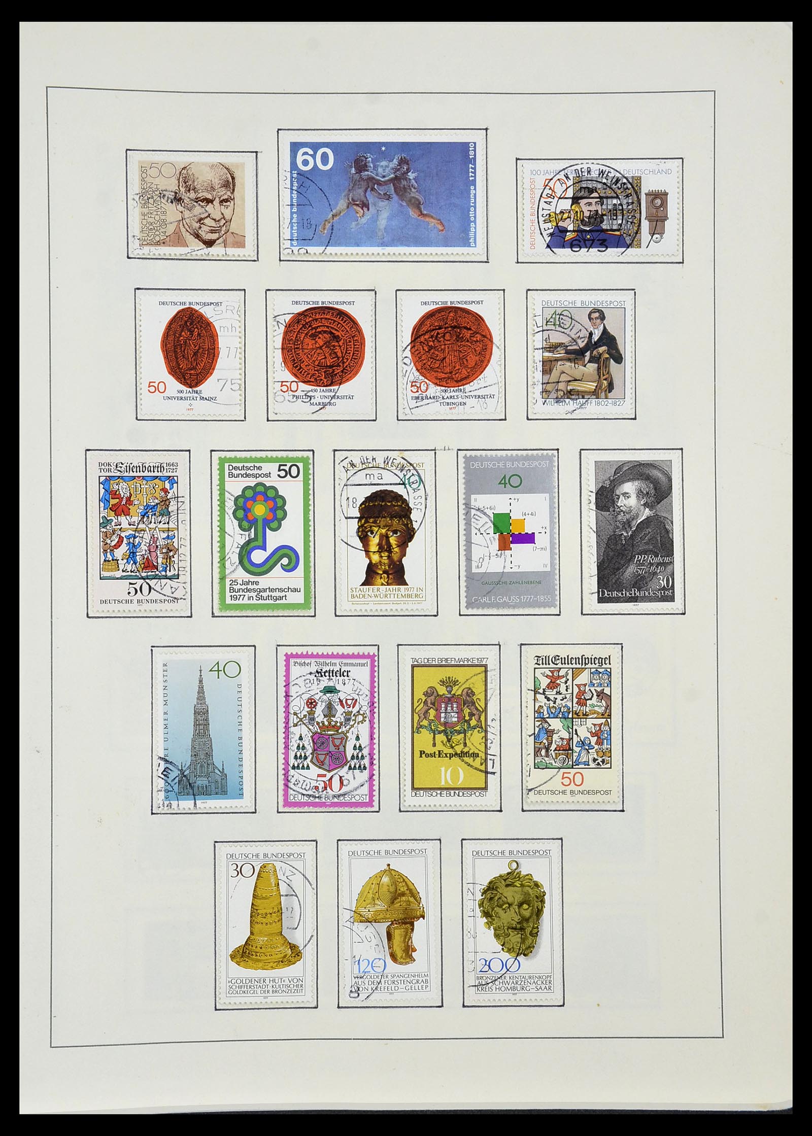 34195 080 - Postzegelverzameling 34195 Bundespost 1949-1981.