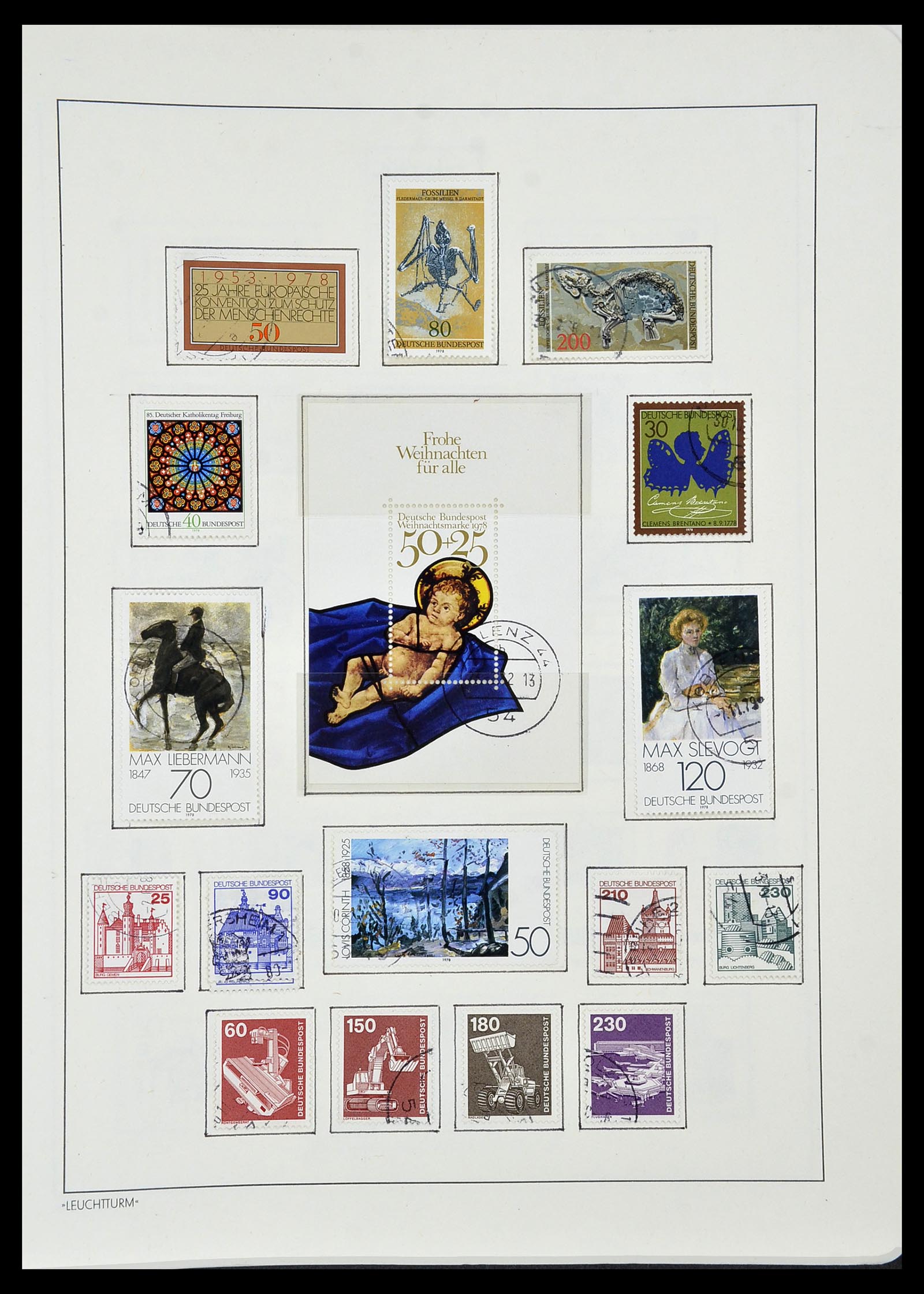 34195 083 - Postzegelverzameling 34195 Bundespost 1949-1981.