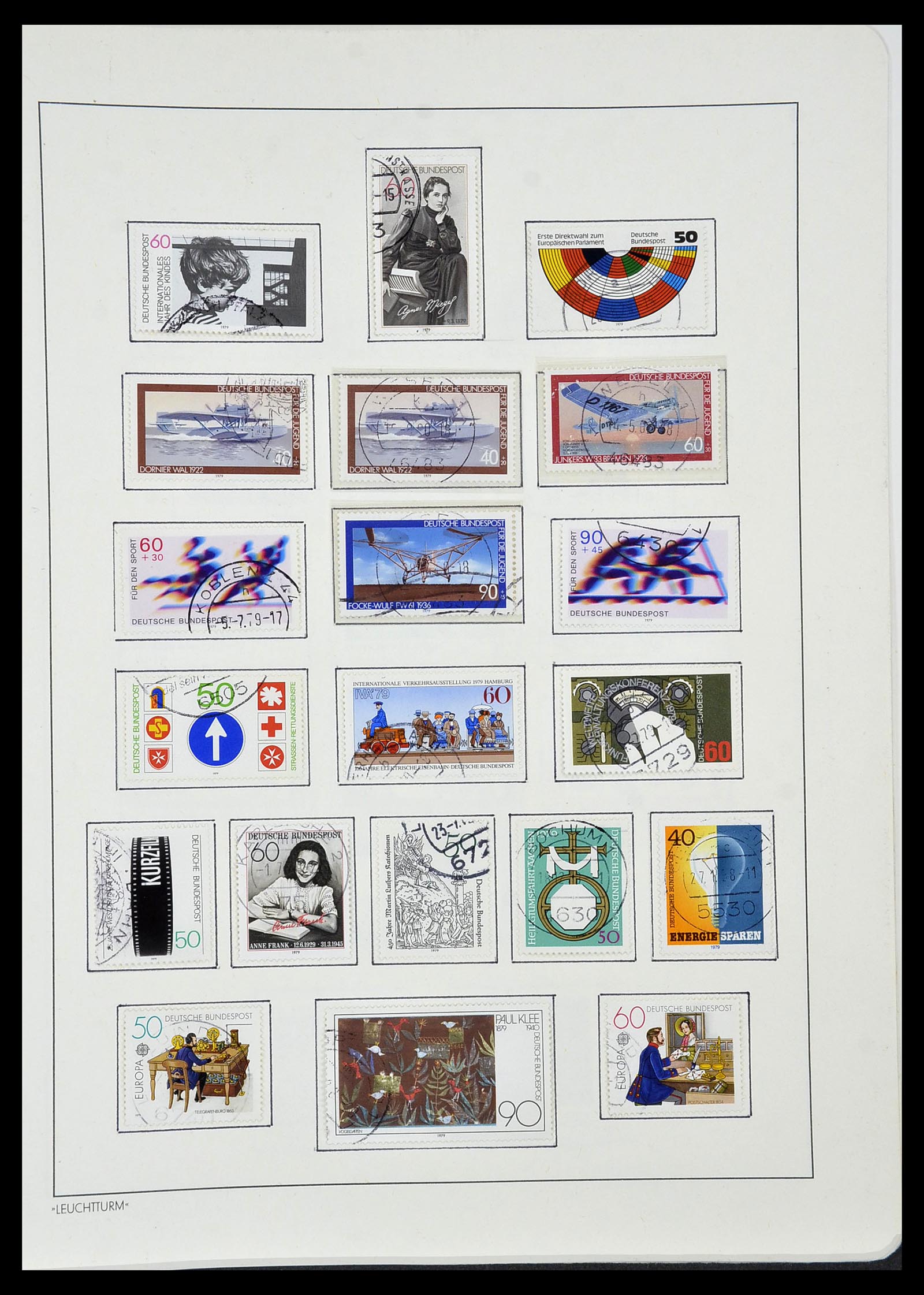 34195 084 - Stamp collection 34195 Bundespost 1949-1981.