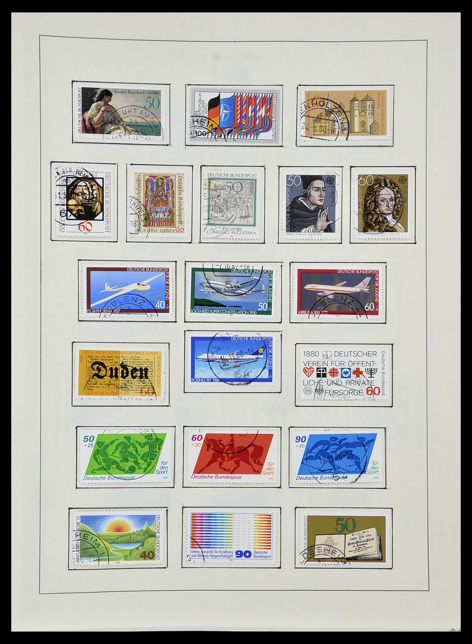 34195 086 - Stamp collection 34195 Bundespost 1949-1981.