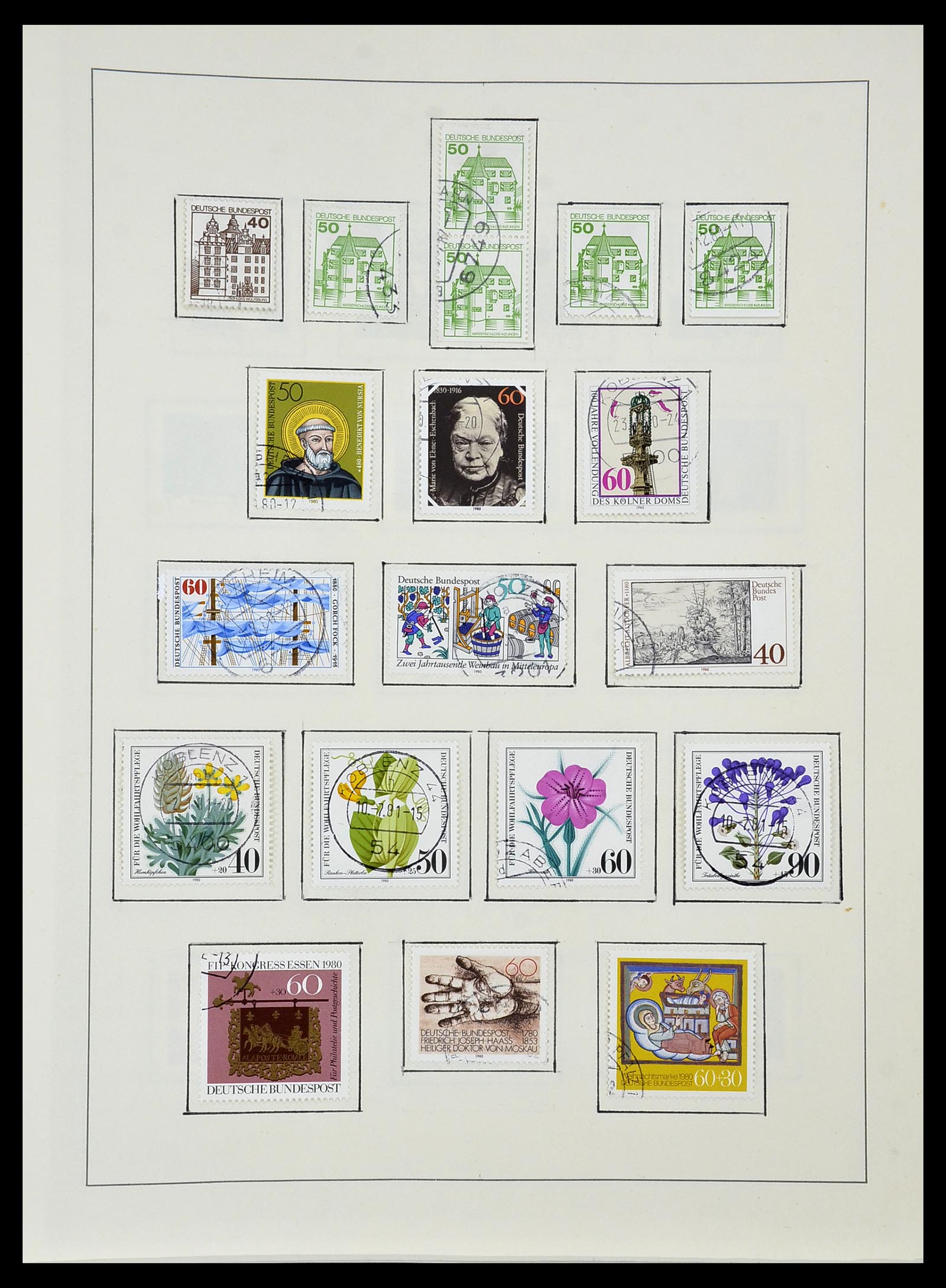 34195 087 - Postzegelverzameling 34195 Bundespost 1949-1981.