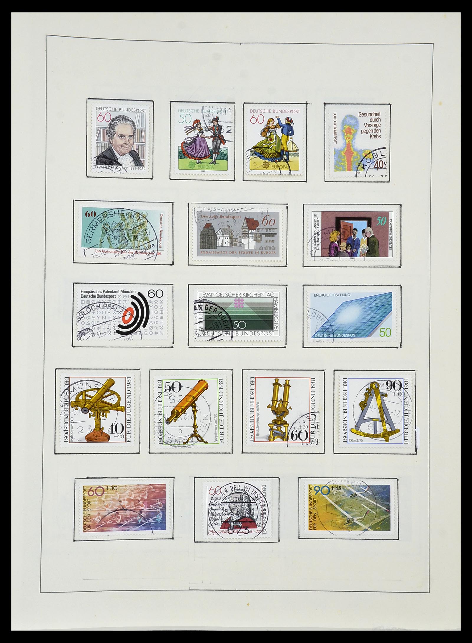 34195 088 - Postzegelverzameling 34195 Bundespost 1949-1981.