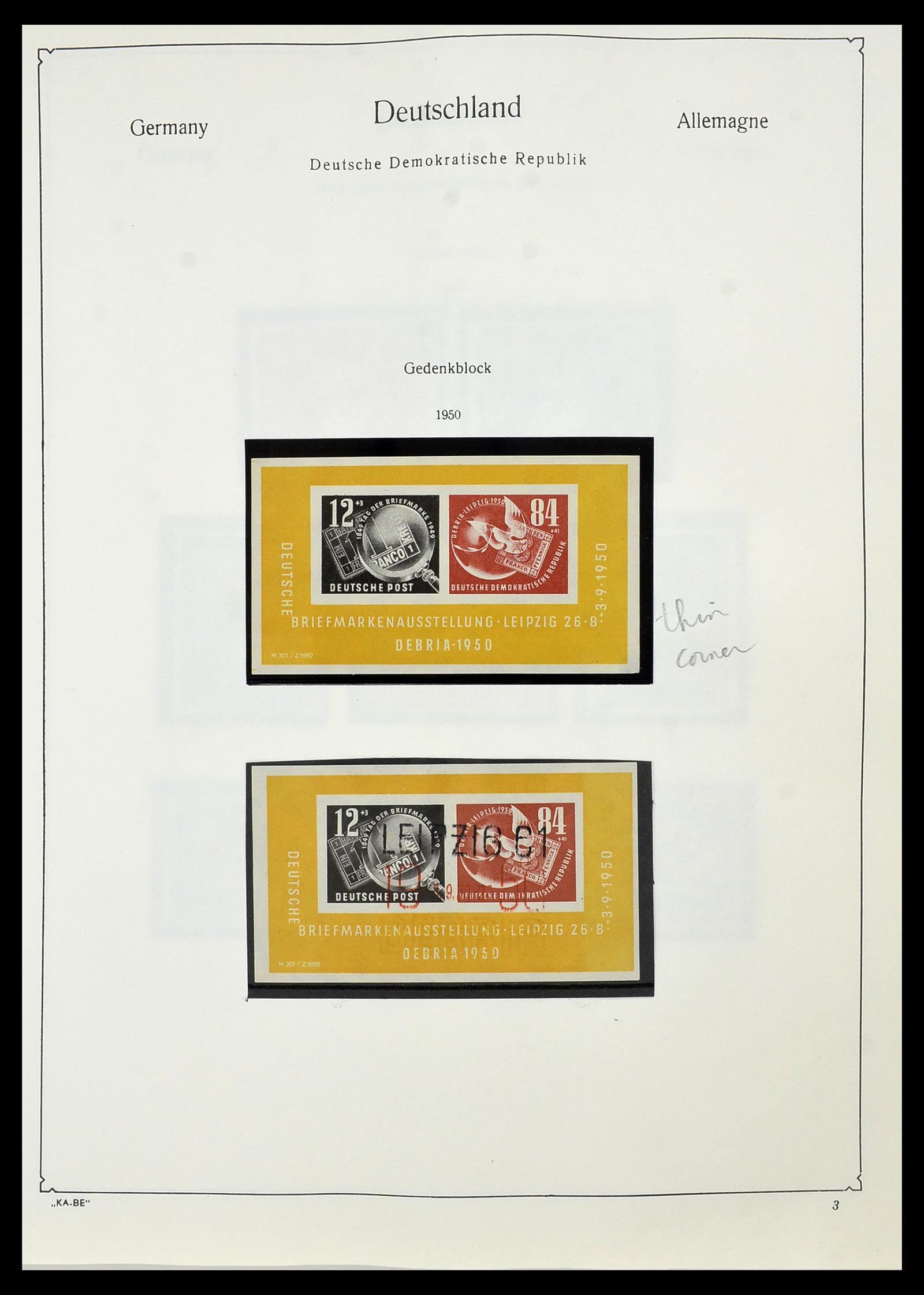 34196 003 - Stamp collection 34196 DDR 1949-1969.