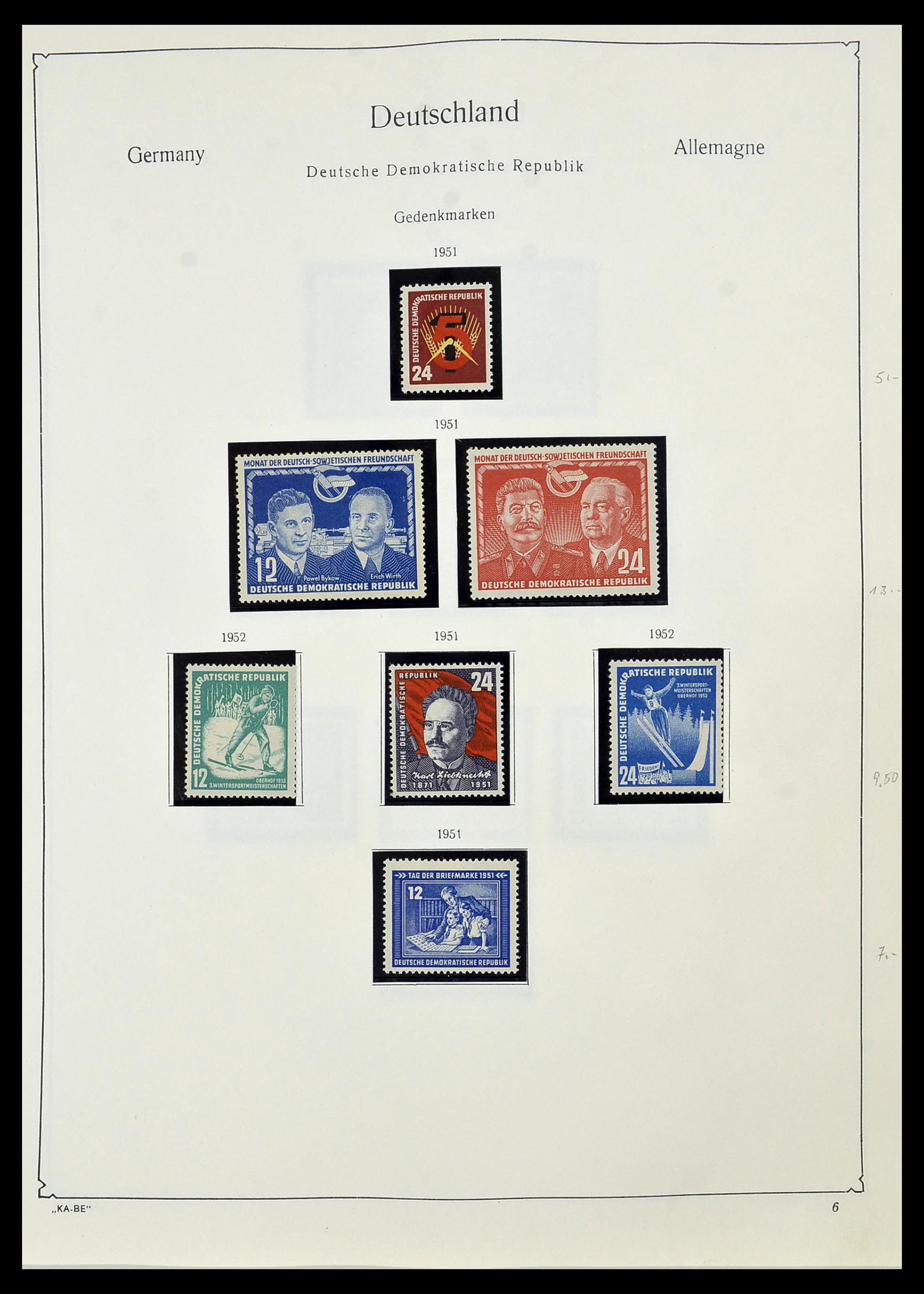 34196 006 - Stamp collection 34196 DDR 1949-1969.