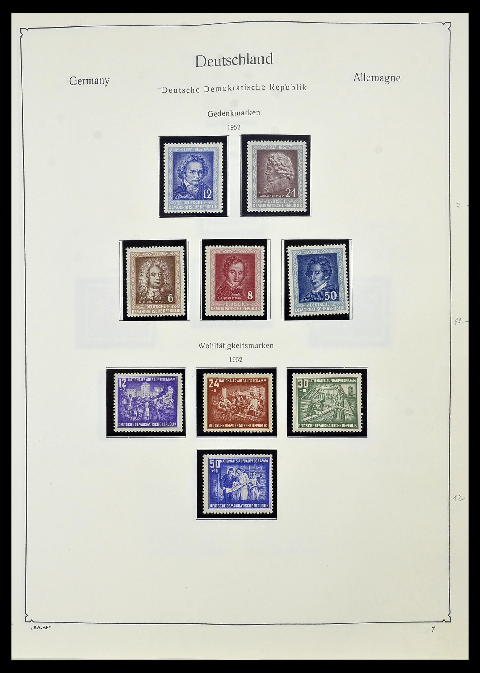 34196 007 - Stamp collection 34196 DDR 1949-1969.