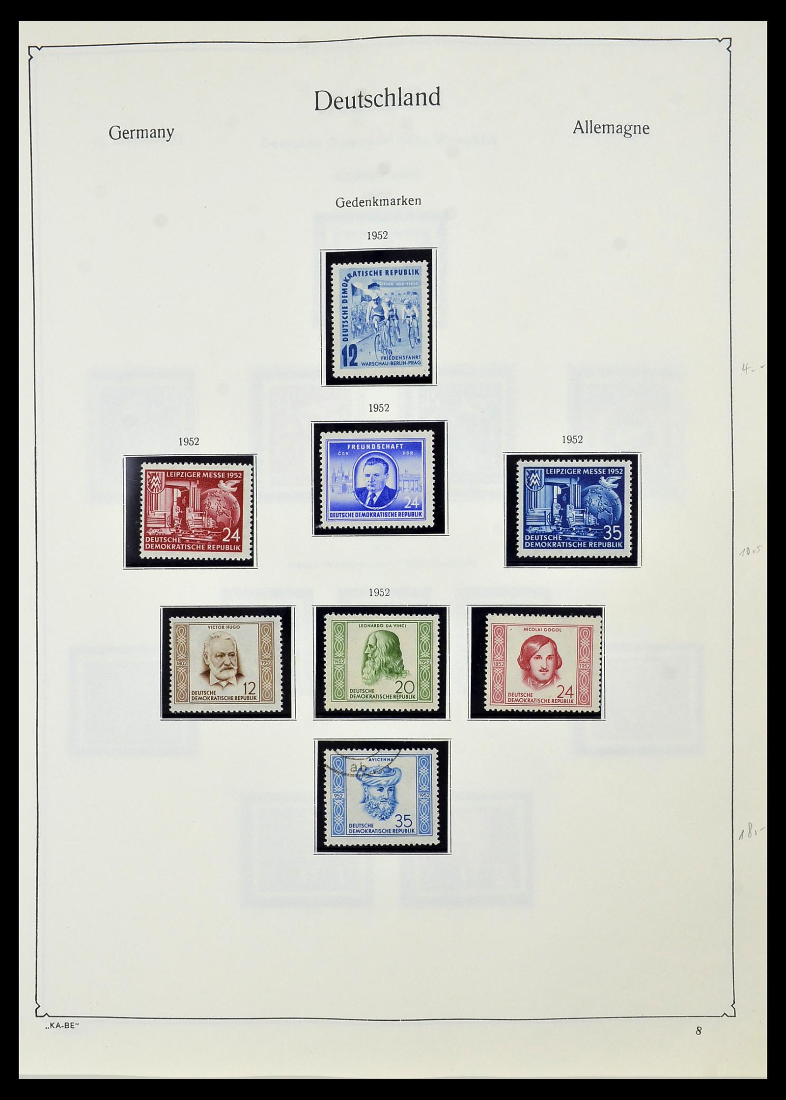34196 008 - Stamp collection 34196 DDR 1949-1969.