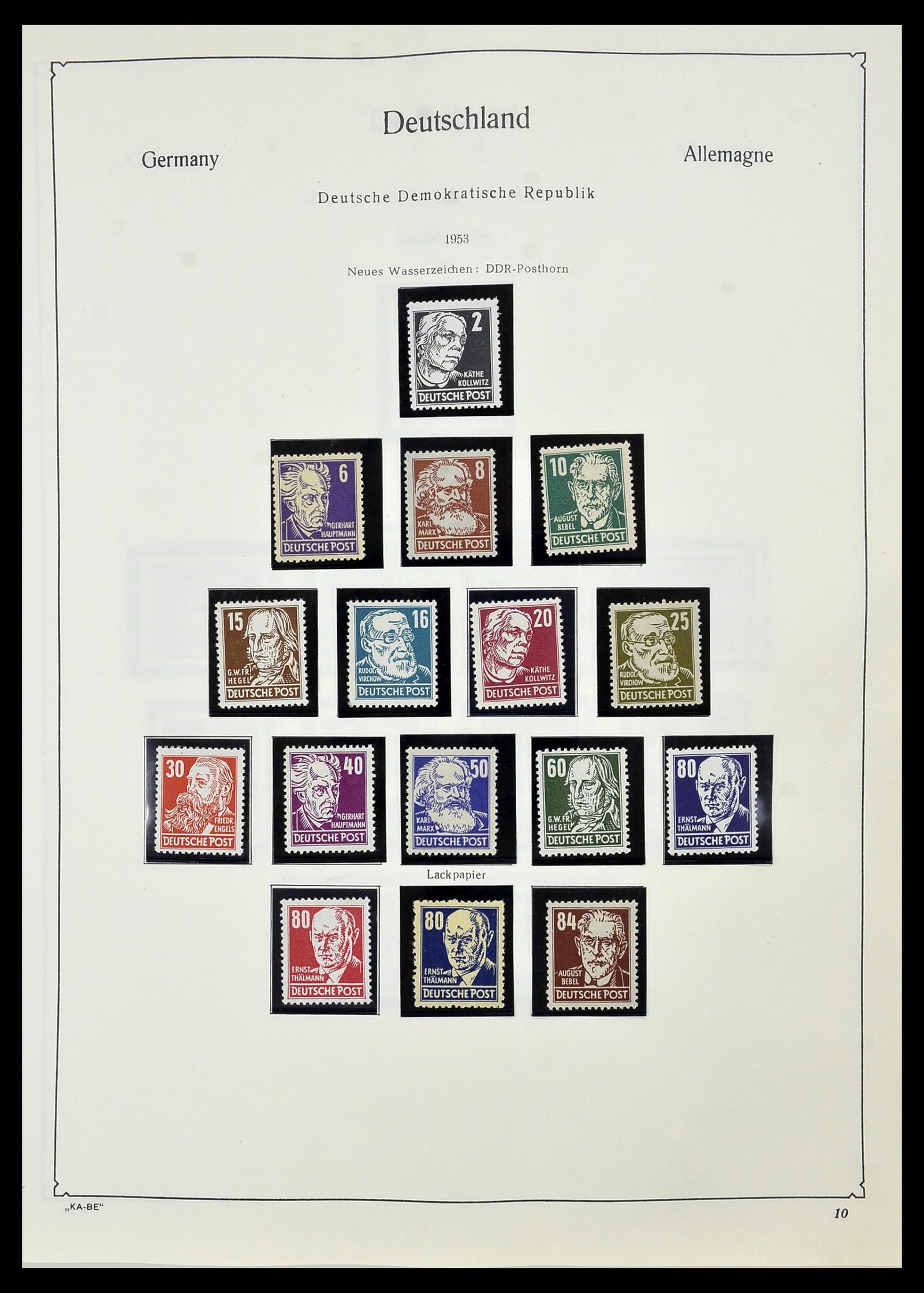 34196 010 - Stamp collection 34196 DDR 1949-1969.