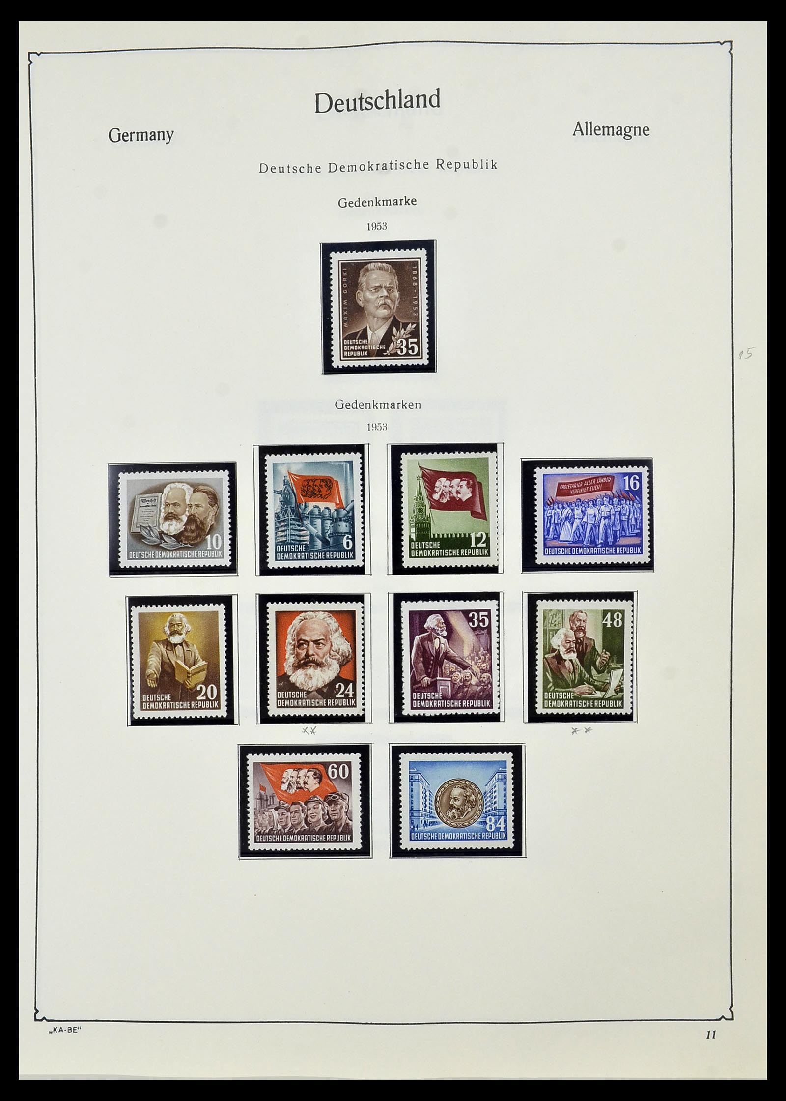 34196 011 - Stamp collection 34196 DDR 1949-1969.