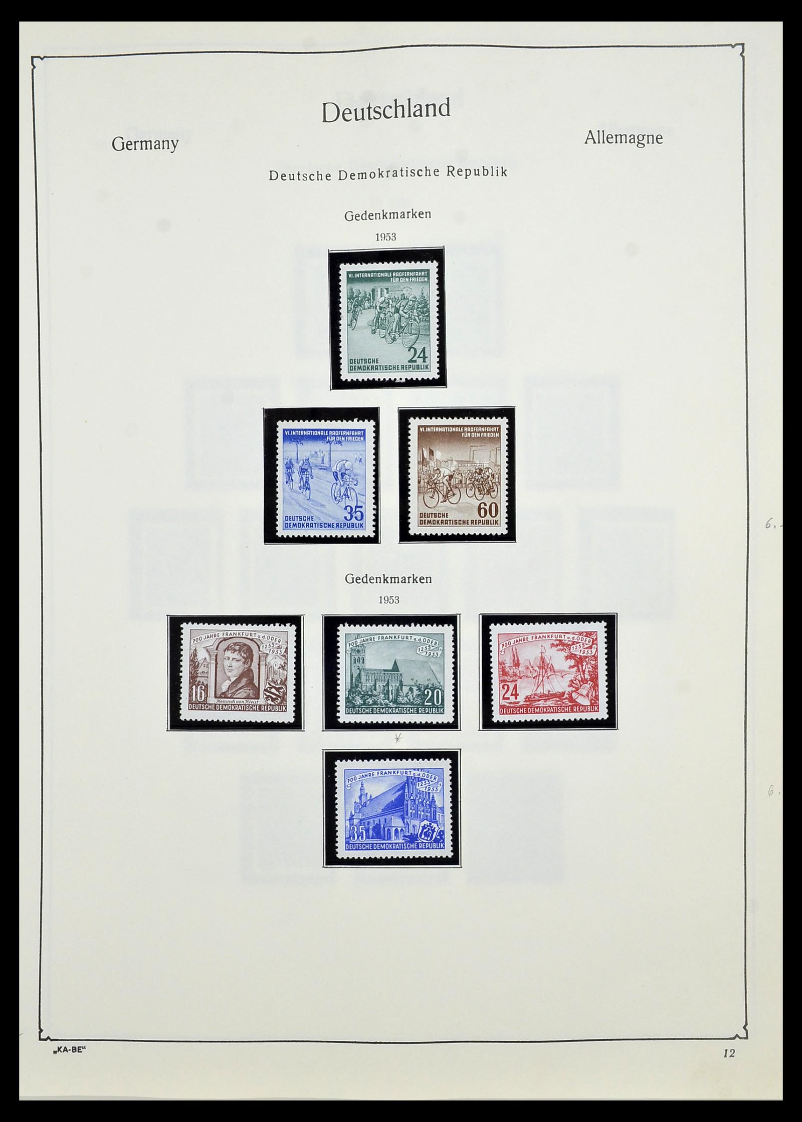 34196 012 - Postzegelverzameling 34196 DDR 1949-1969.