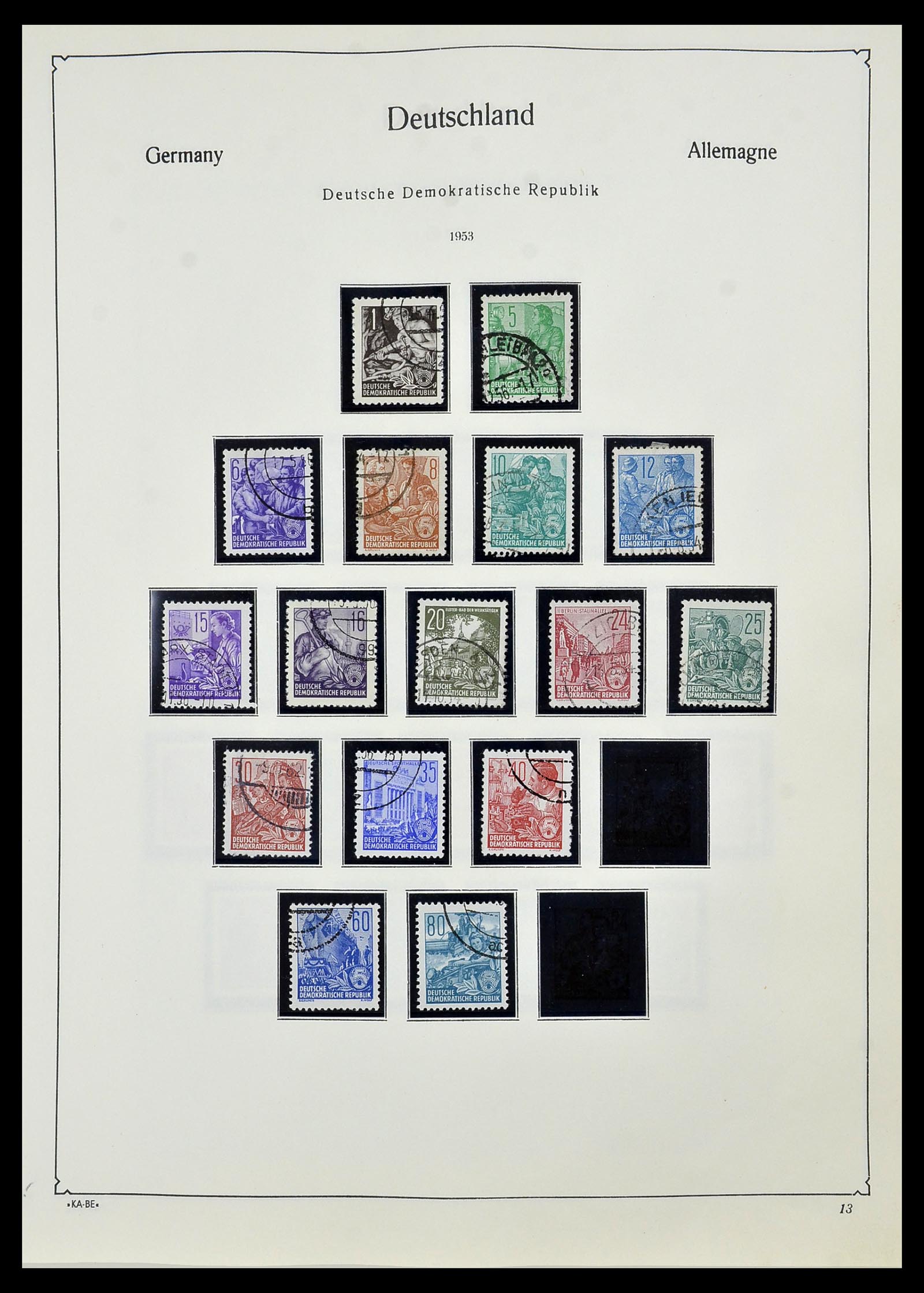 34196 013 - Stamp collection 34196 DDR 1949-1969.