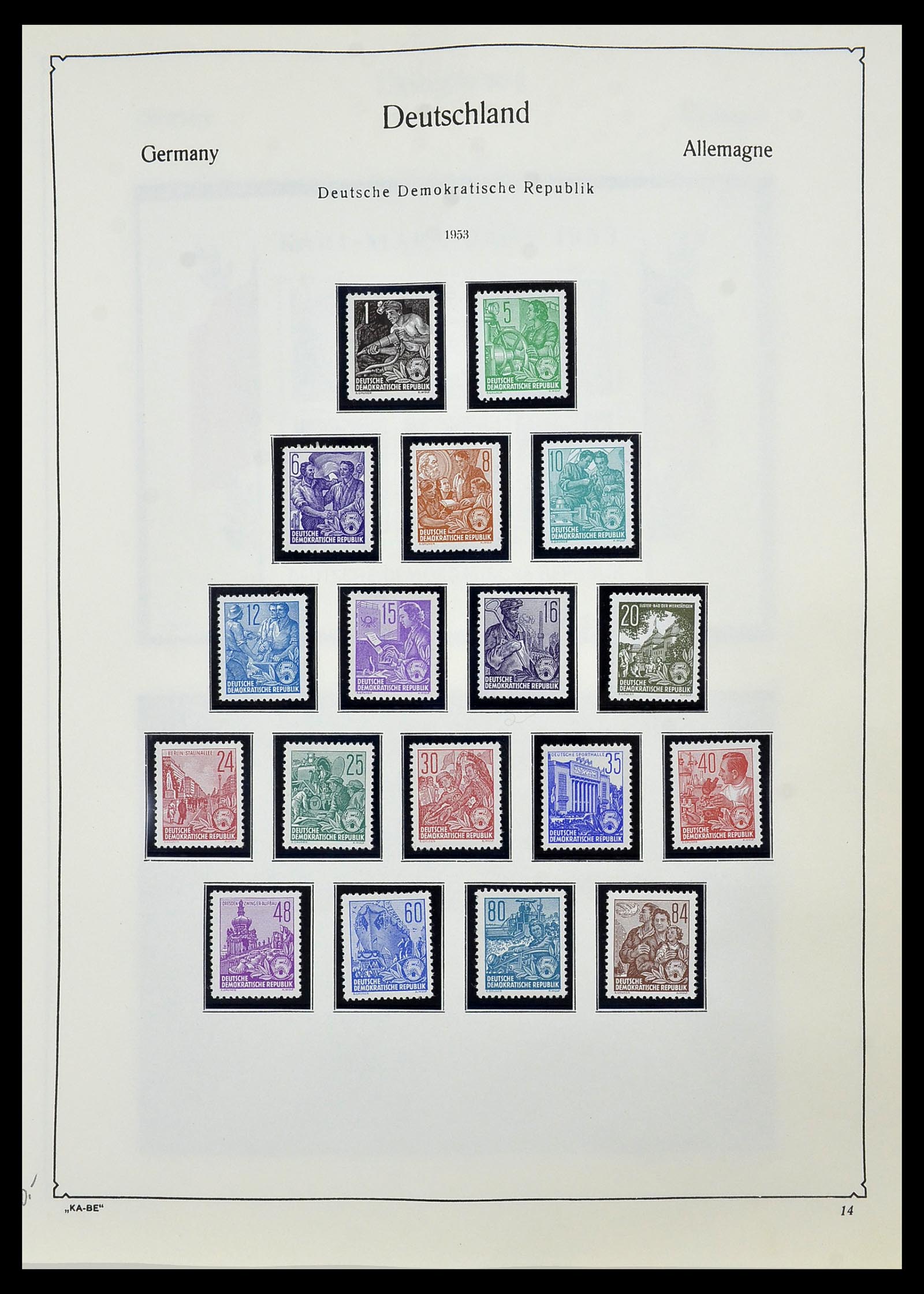 34196 014 - Stamp collection 34196 DDR 1949-1969.