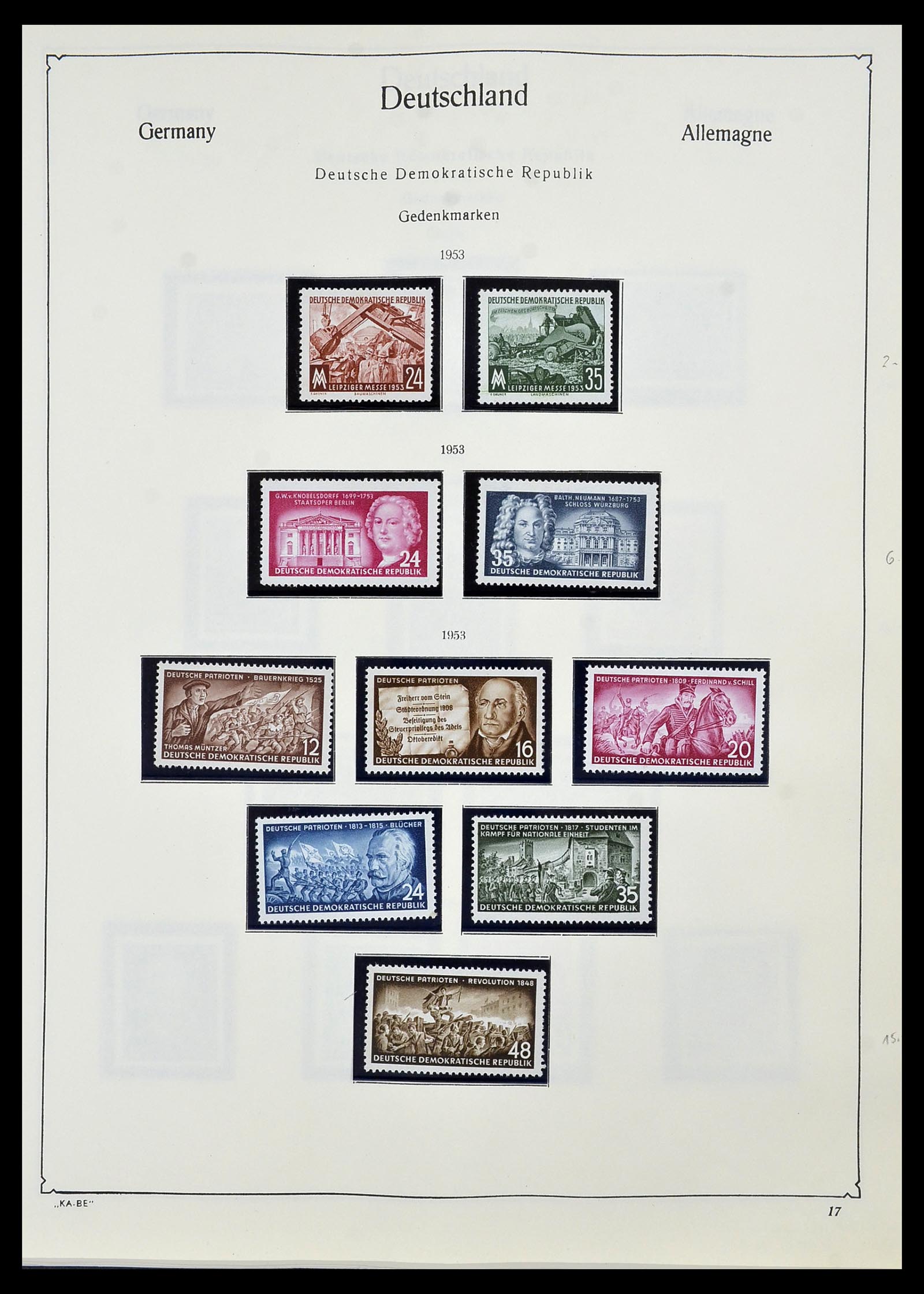 34196 016 - Stamp collection 34196 DDR 1949-1969.