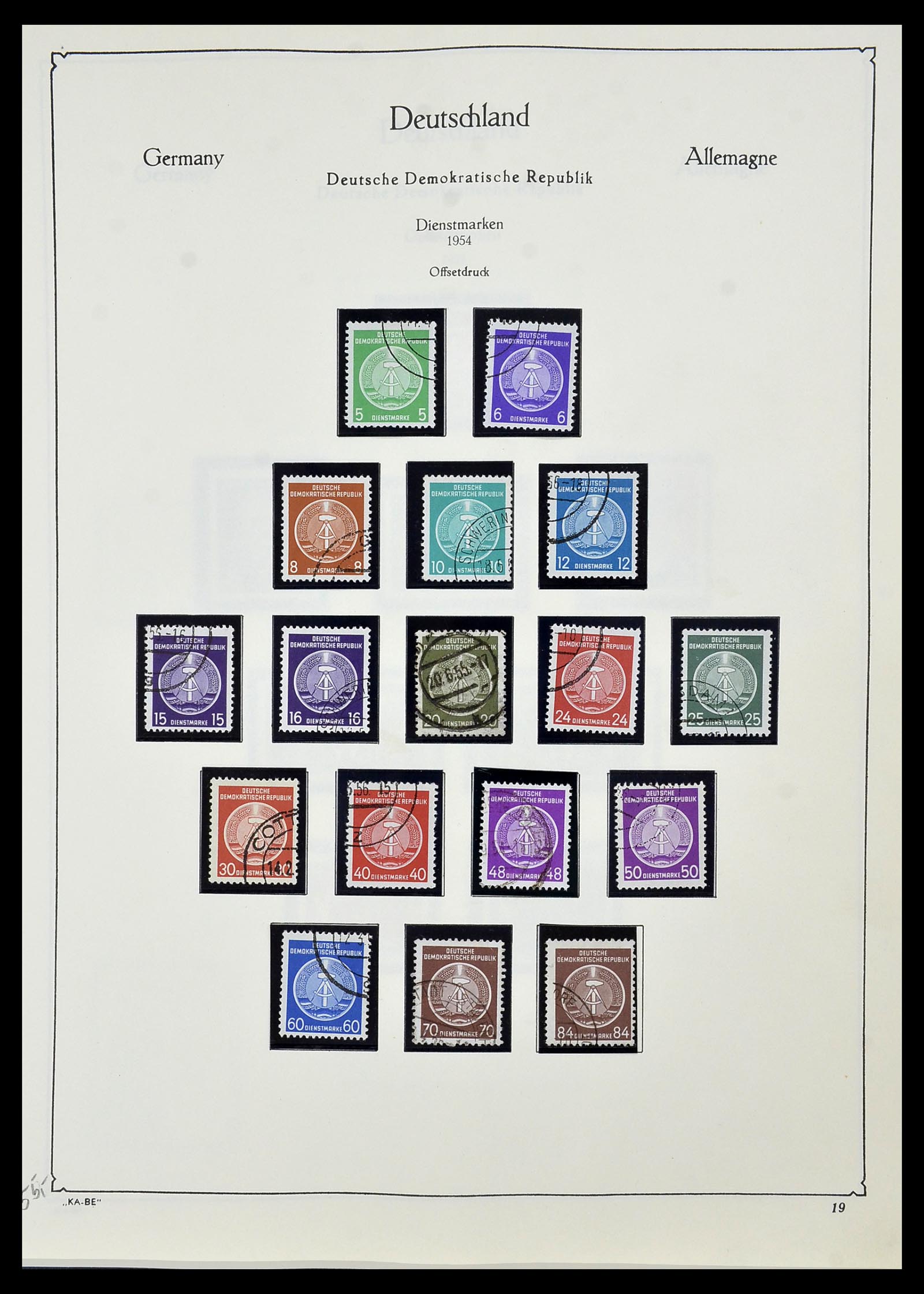 34196 018 - Stamp collection 34196 DDR 1949-1969.