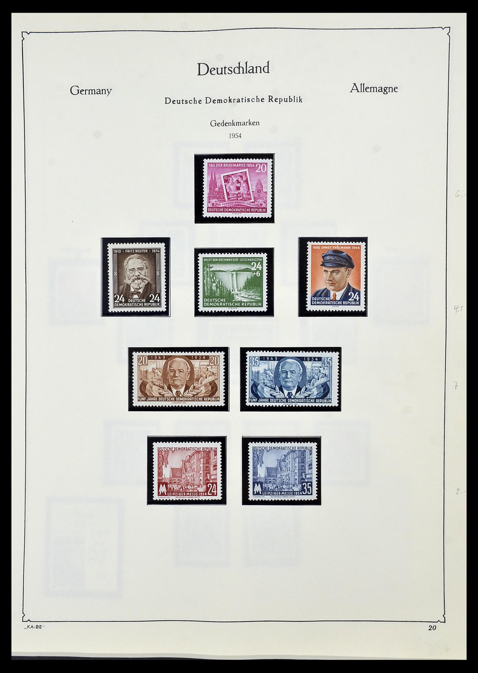 34196 019 - Stamp collection 34196 DDR 1949-1969.