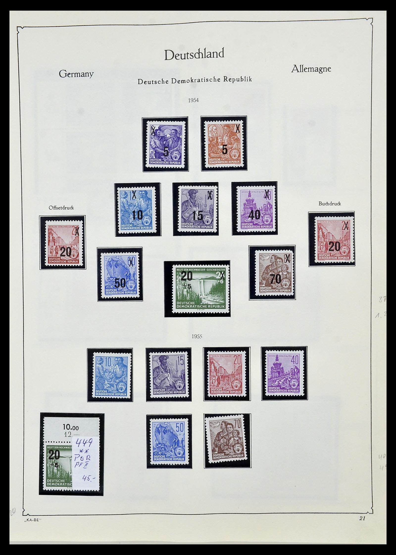 34196 020 - Stamp collection 34196 DDR 1949-1969.