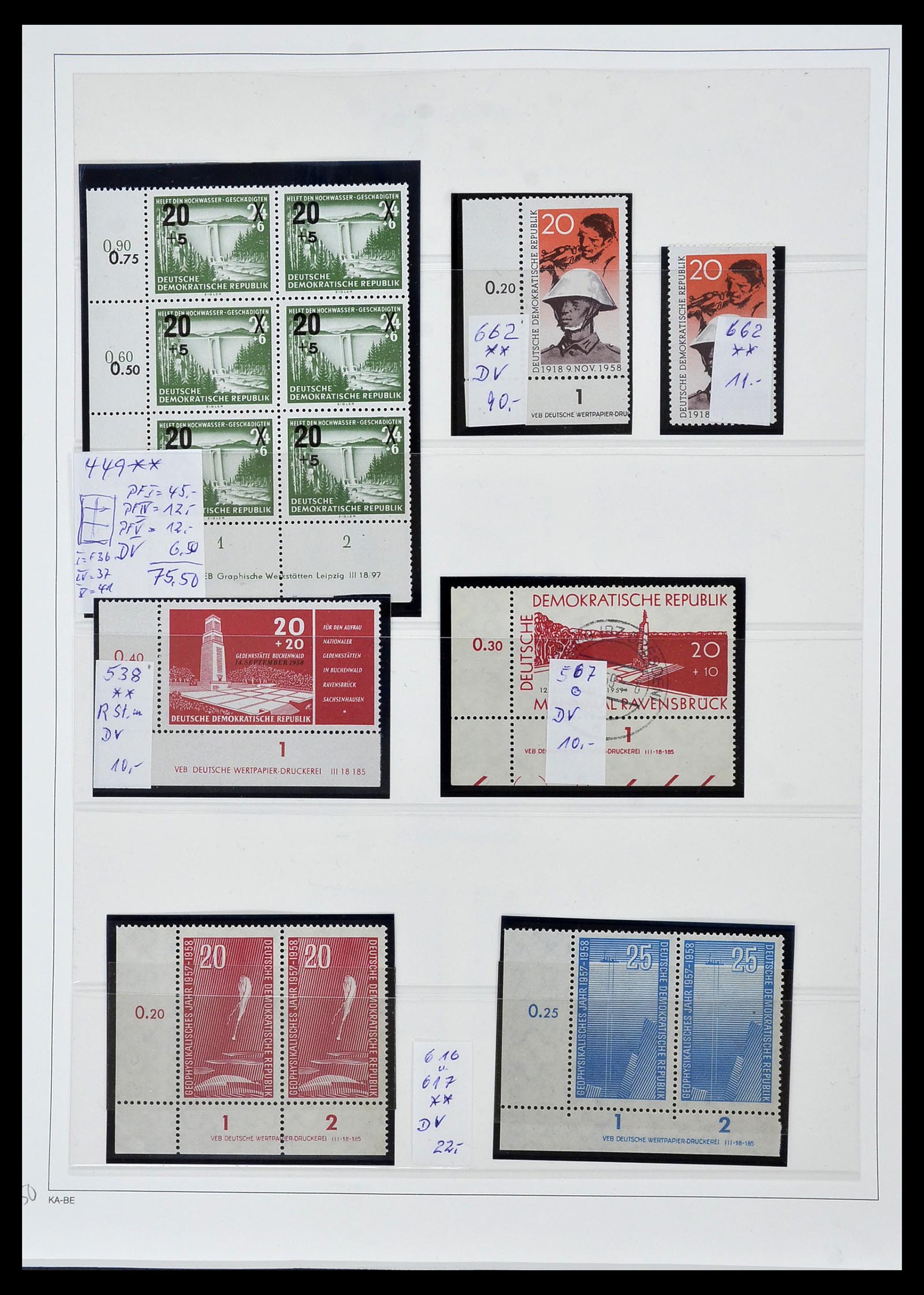 34196 021 - Postzegelverzameling 34196 DDR 1949-1969.
