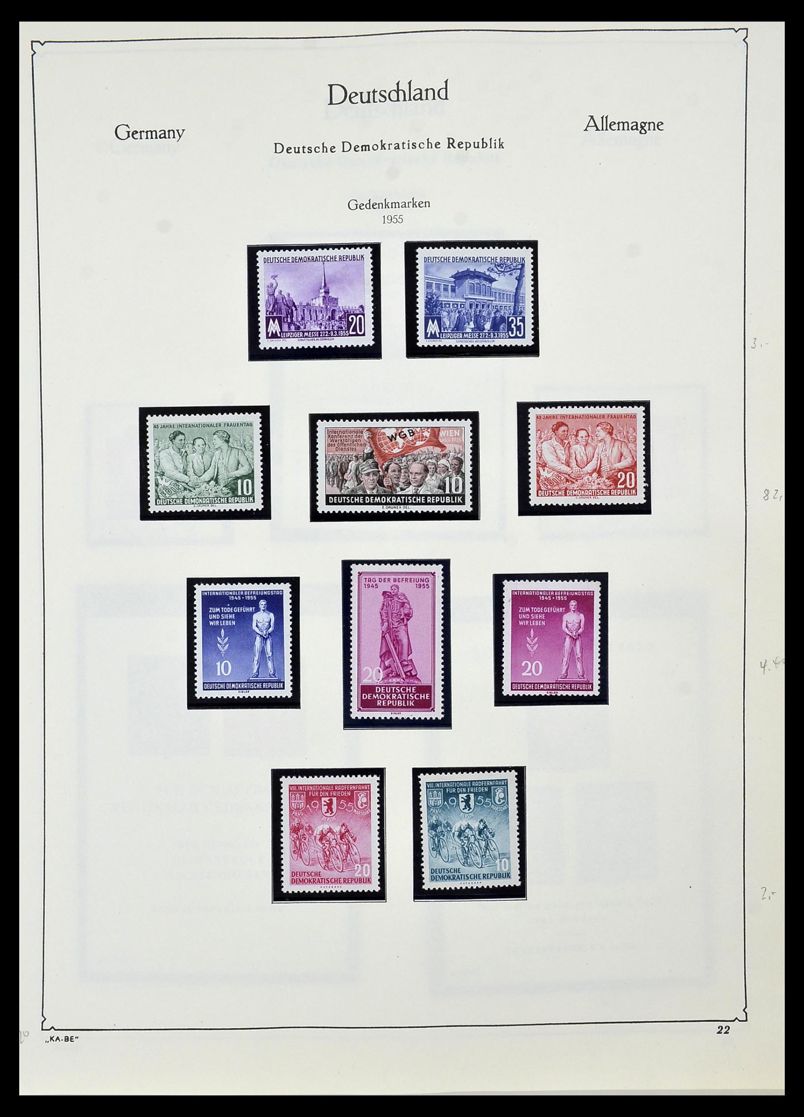 34196 022 - Postzegelverzameling 34196 DDR 1949-1969.