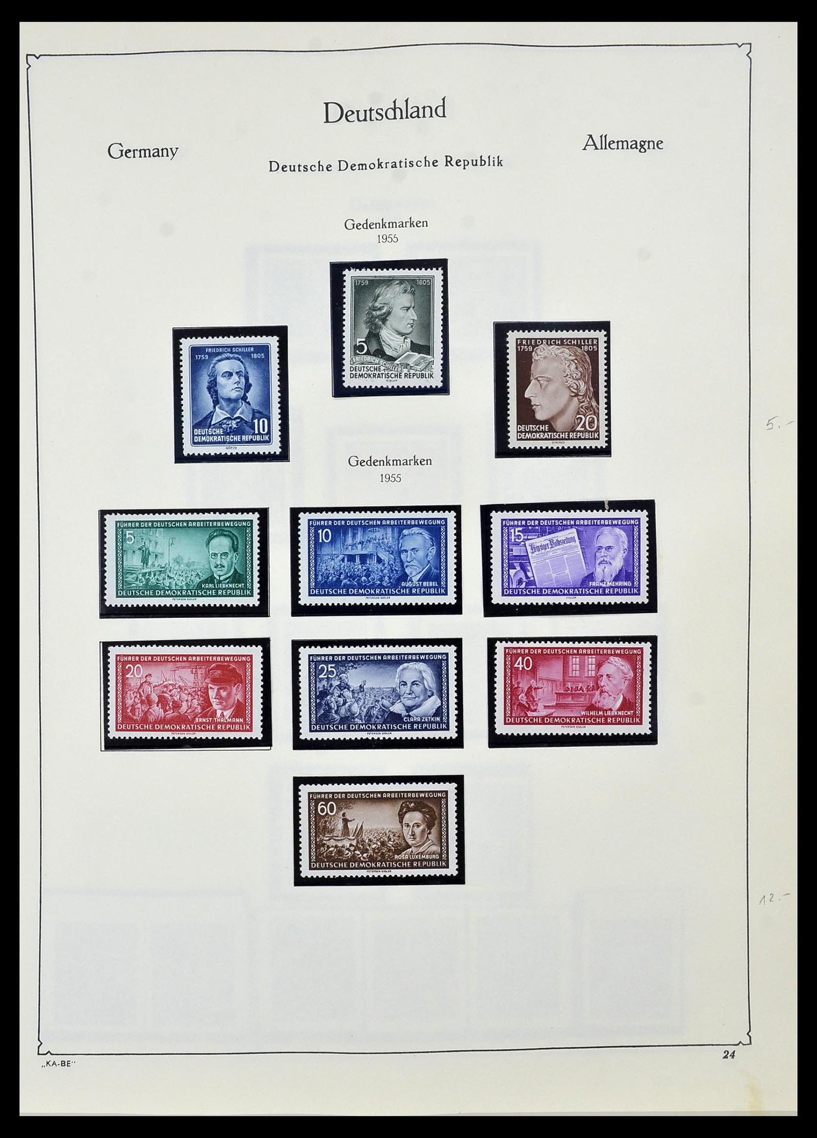 34196 025 - Stamp collection 34196 DDR 1949-1969.