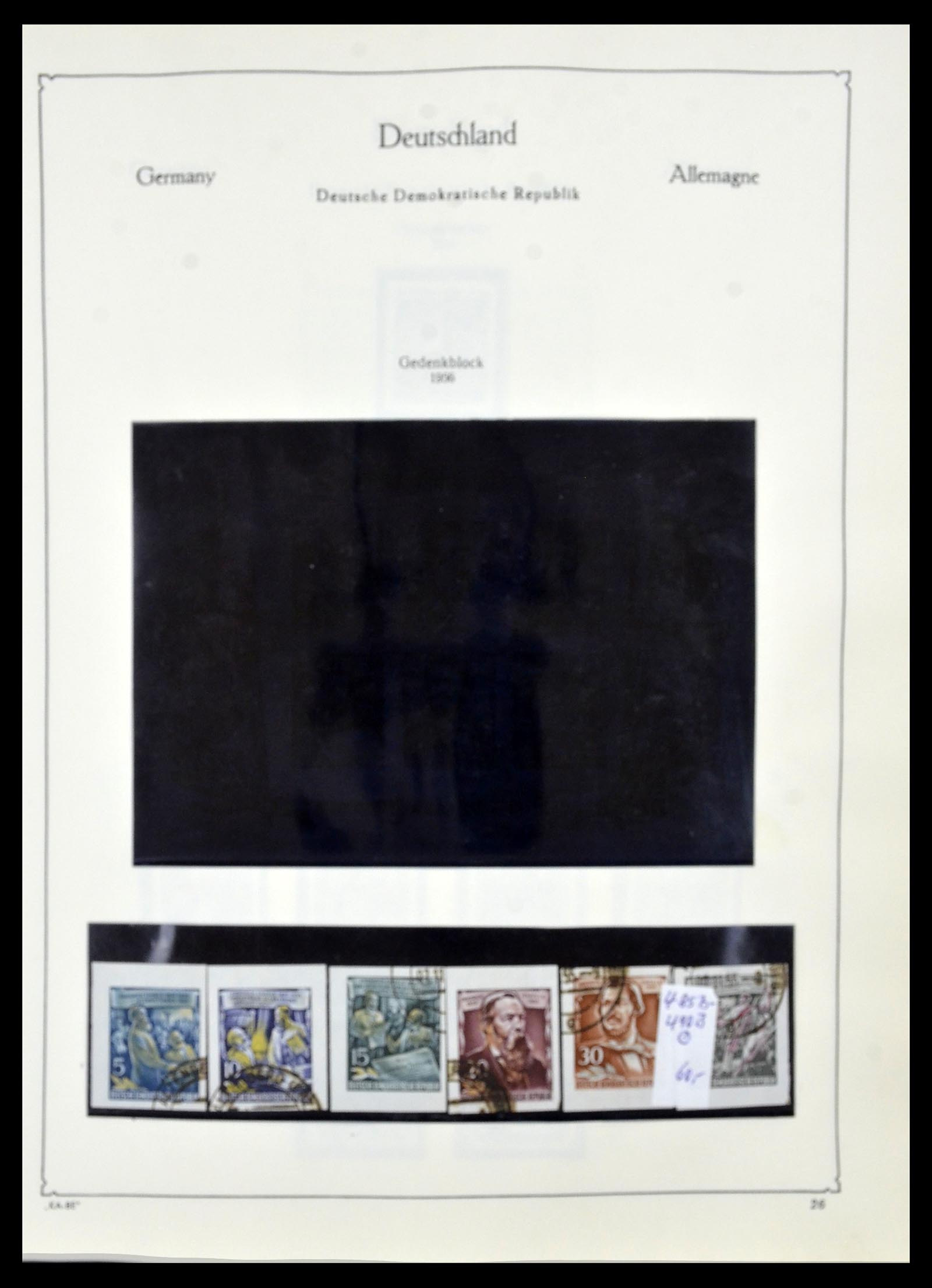 34196 027 - Postzegelverzameling 34196 DDR 1949-1969.