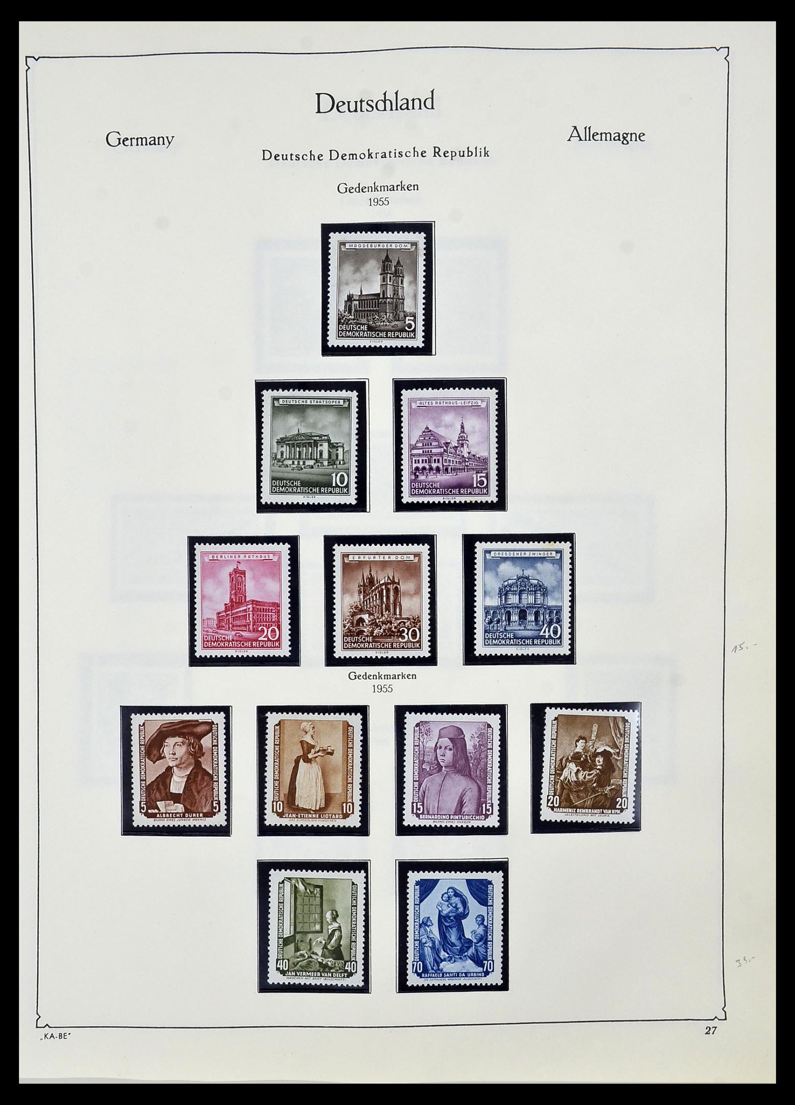 34196 028 - Stamp collection 34196 DDR 1949-1969.