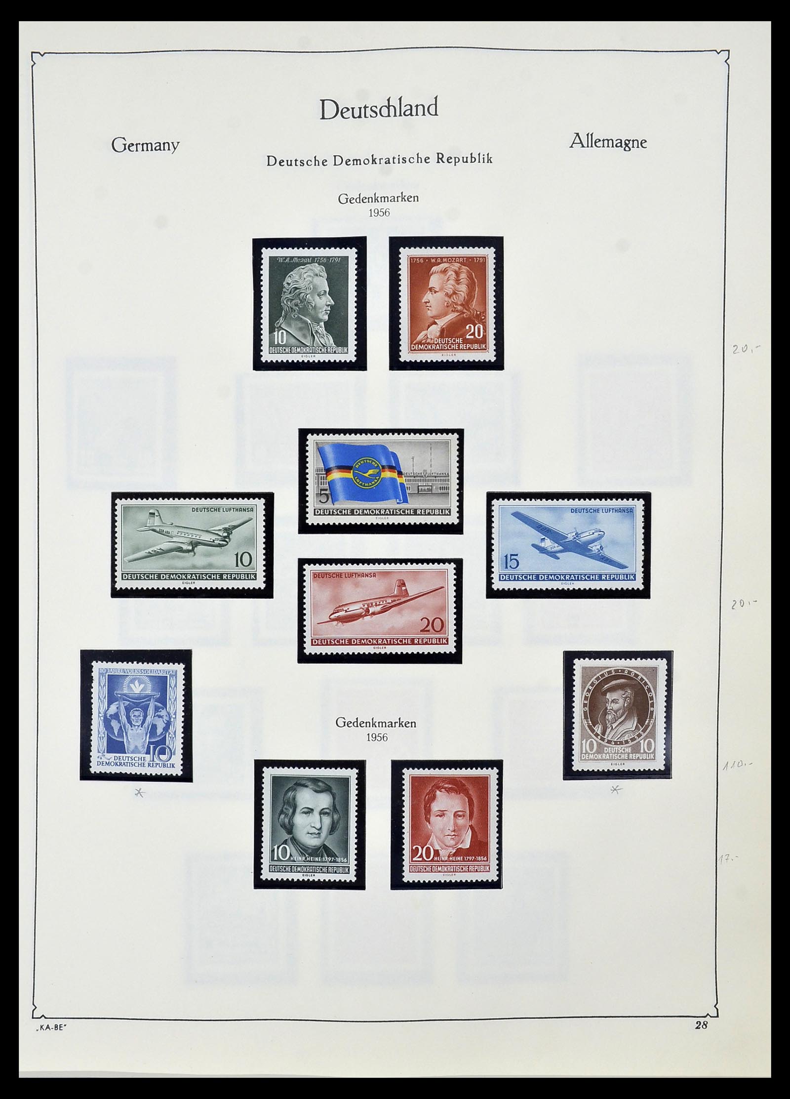 34196 029 - Stamp collection 34196 DDR 1949-1969.