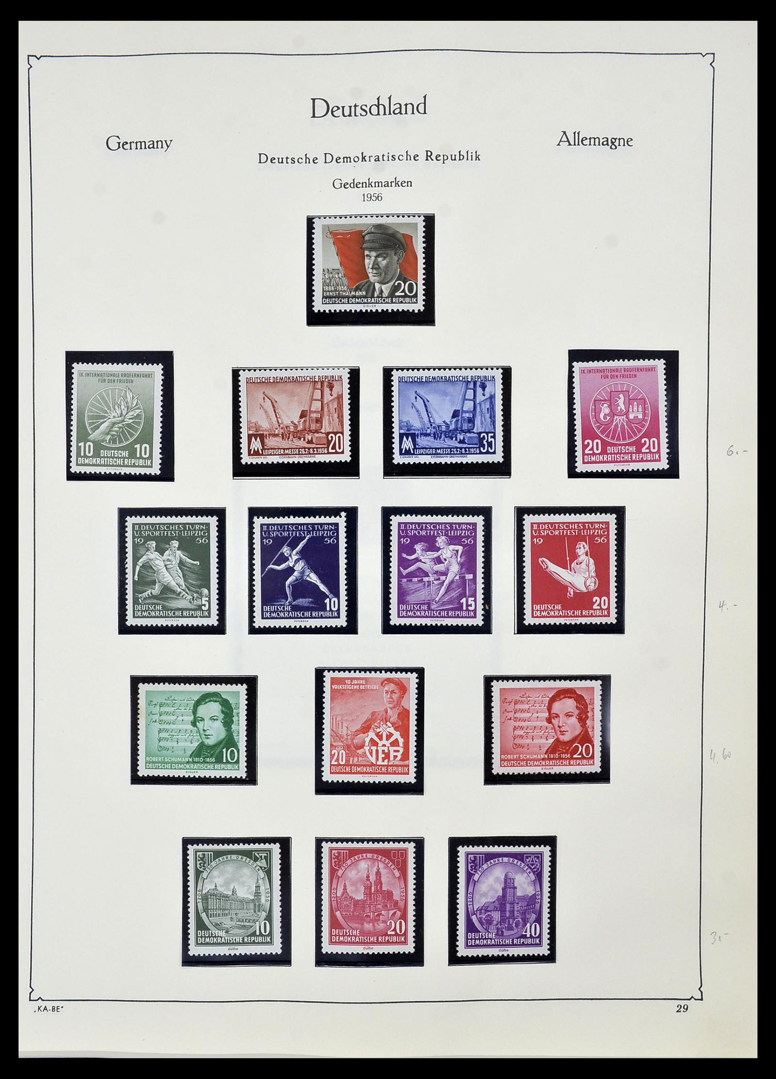 34196 030 - Stamp collection 34196 DDR 1949-1969.