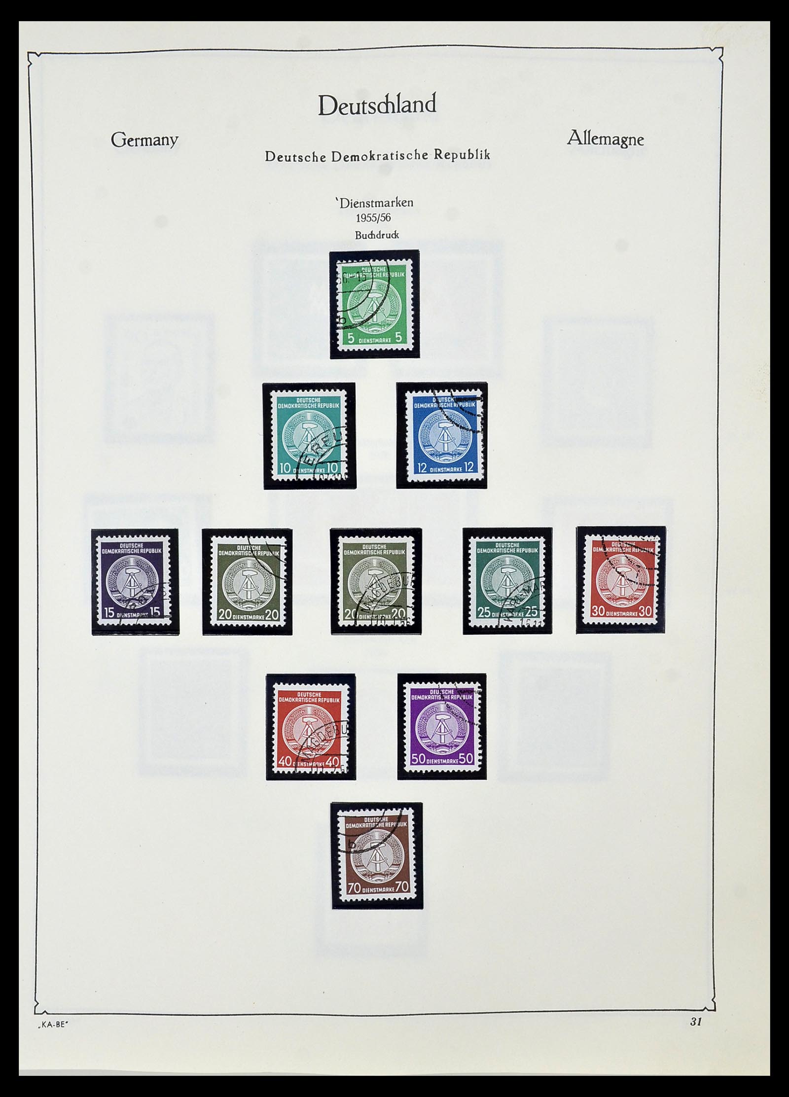 34196 032 - Stamp collection 34196 DDR 1949-1969.