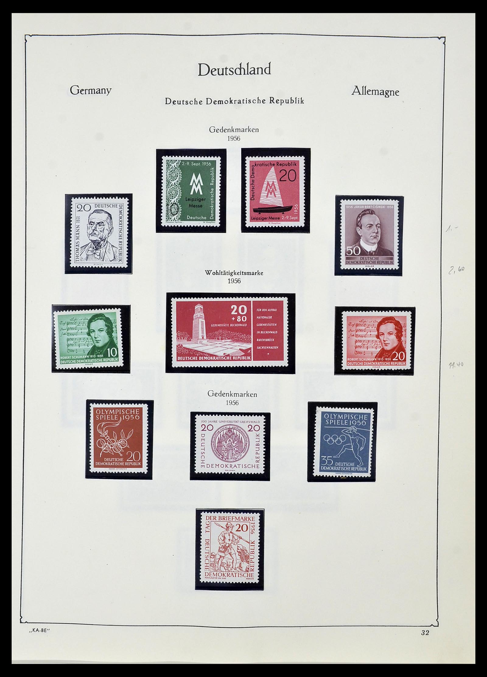 34196 033 - Stamp collection 34196 DDR 1949-1969.