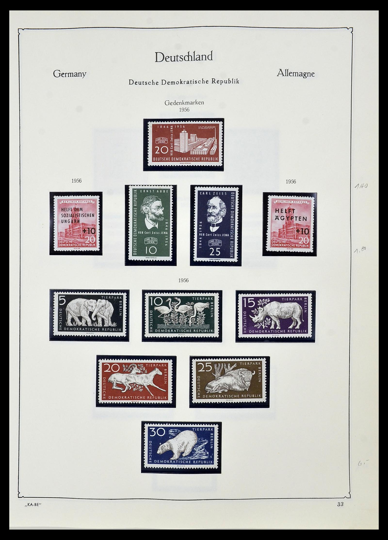 34196 034 - Stamp collection 34196 DDR 1949-1969.