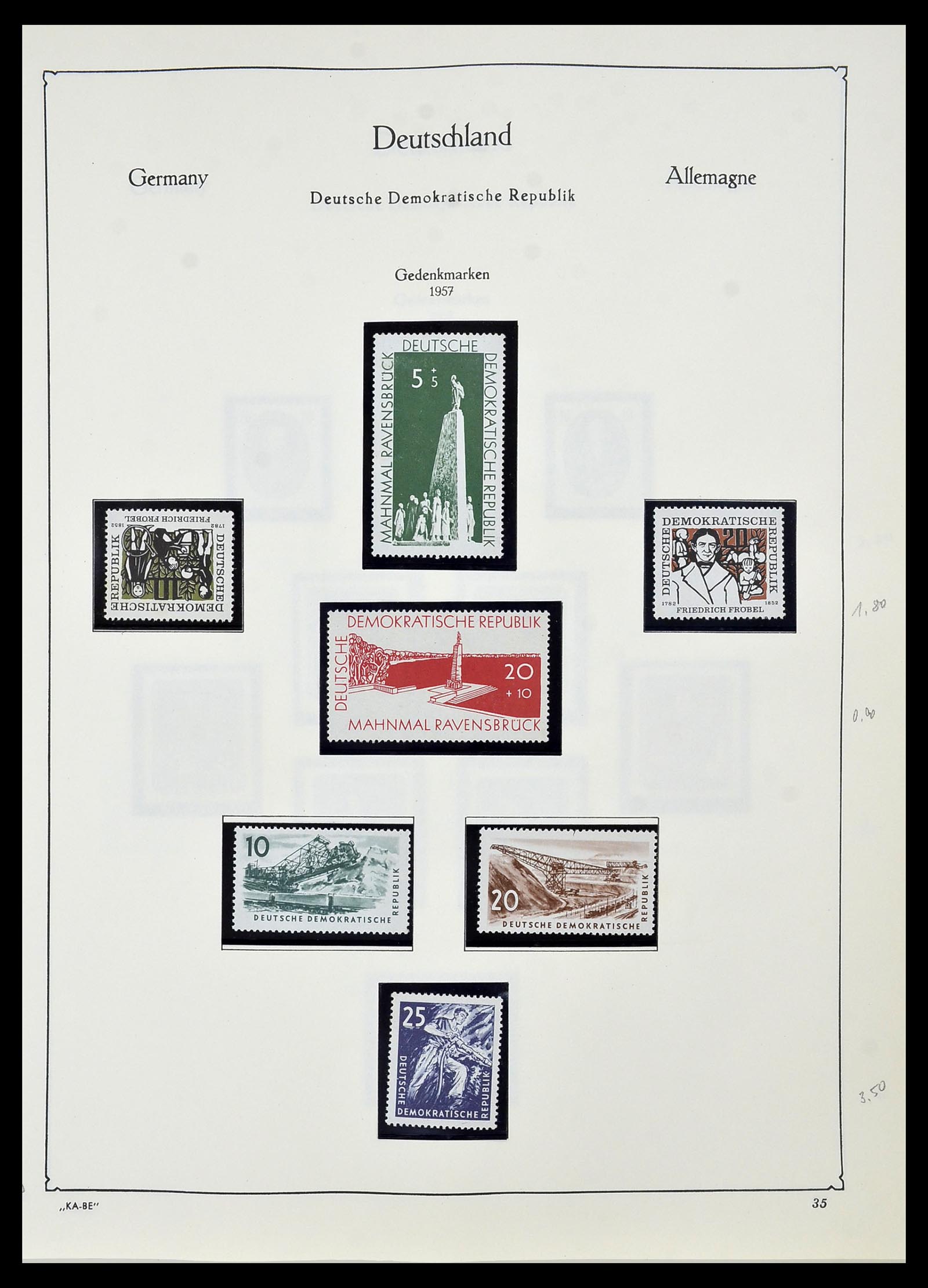 34196 036 - Postzegelverzameling 34196 DDR 1949-1969.