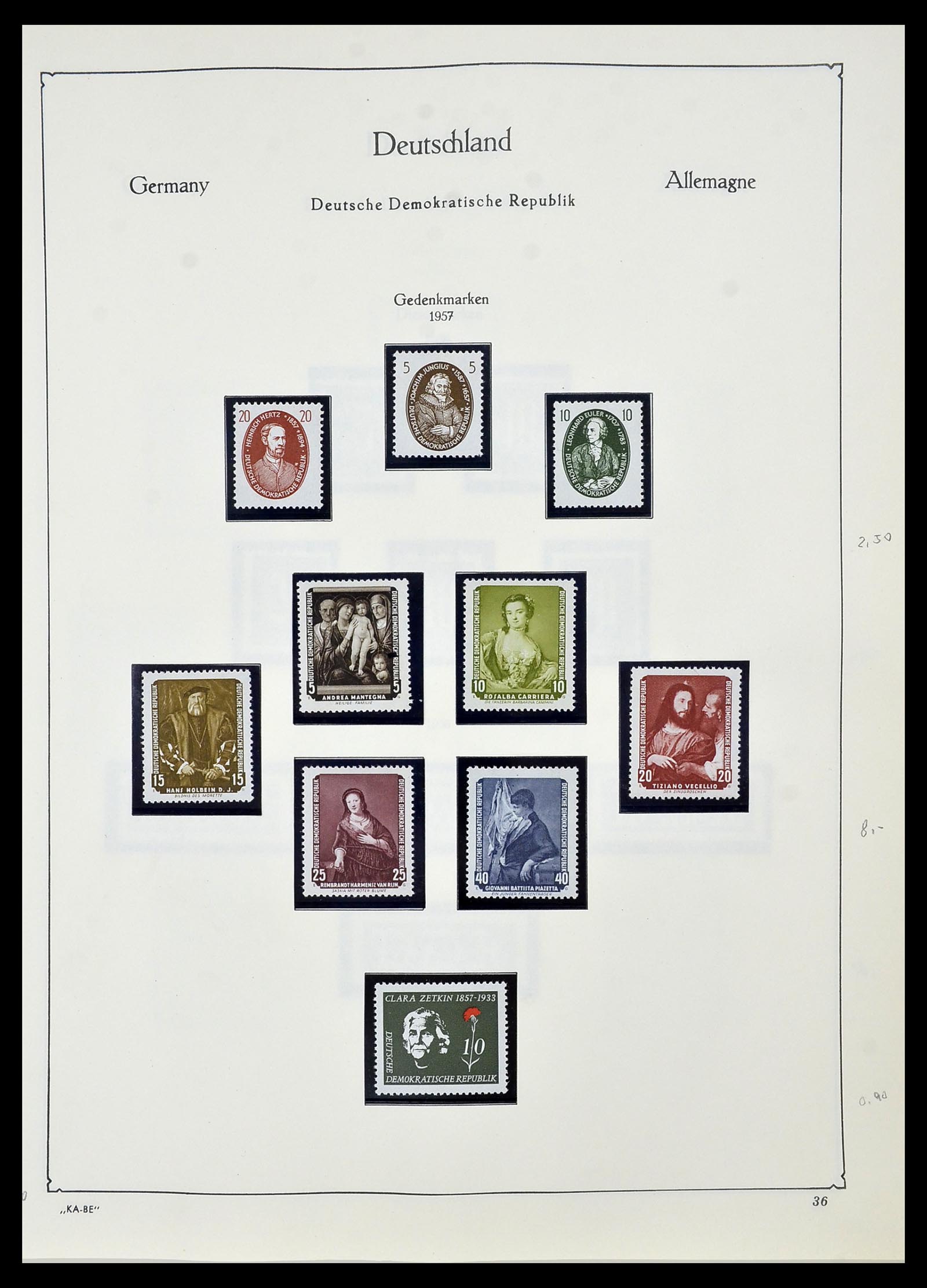 34196 037 - Postzegelverzameling 34196 DDR 1949-1969.
