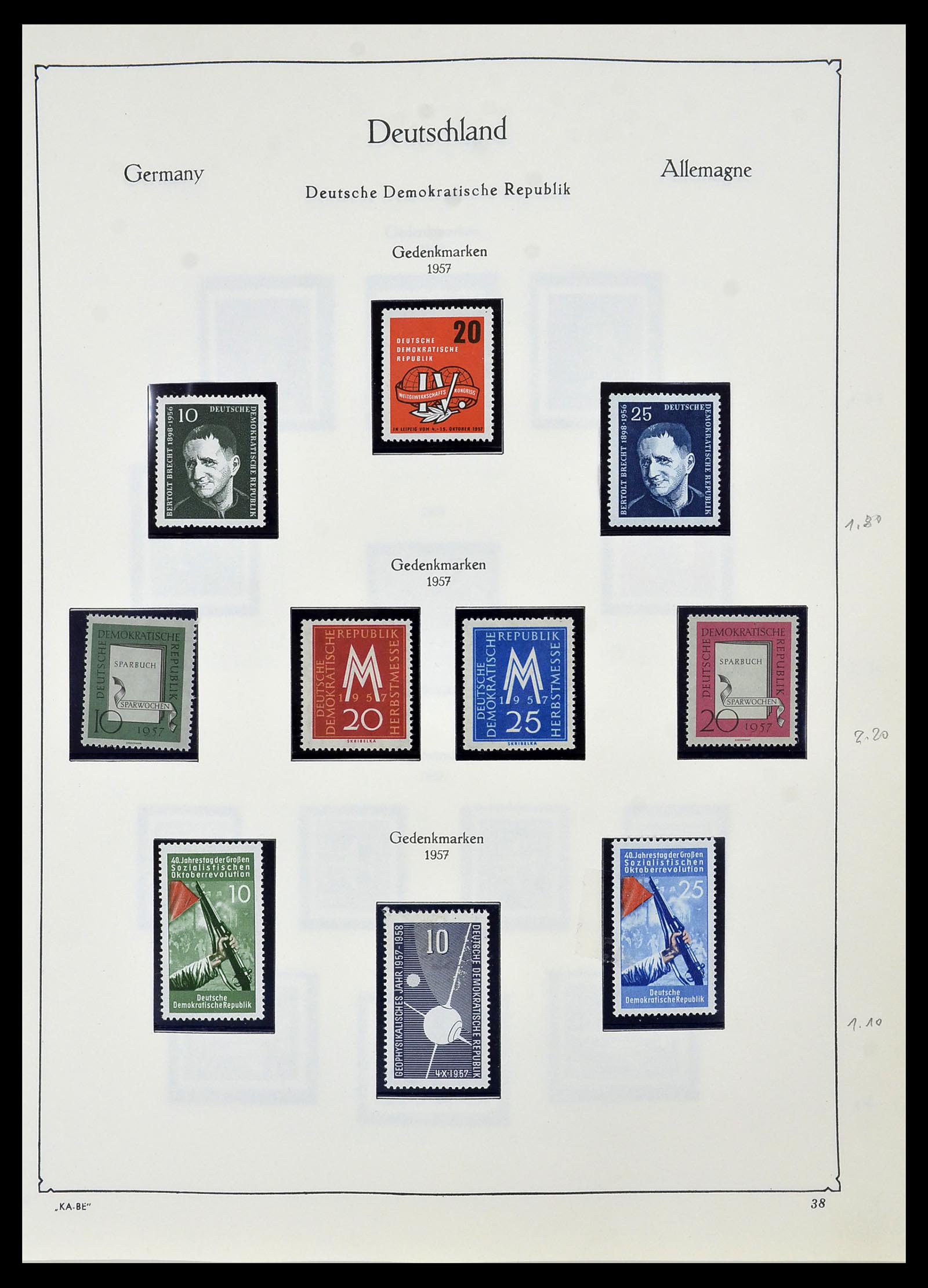 34196 039 - Postzegelverzameling 34196 DDR 1949-1969.