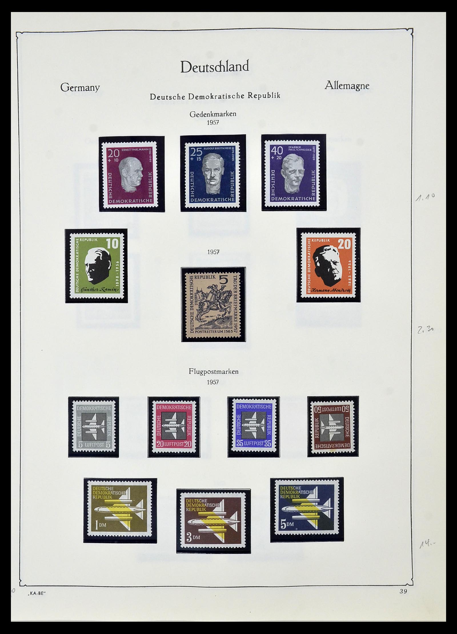 34196 040 - Postzegelverzameling 34196 DDR 1949-1969.