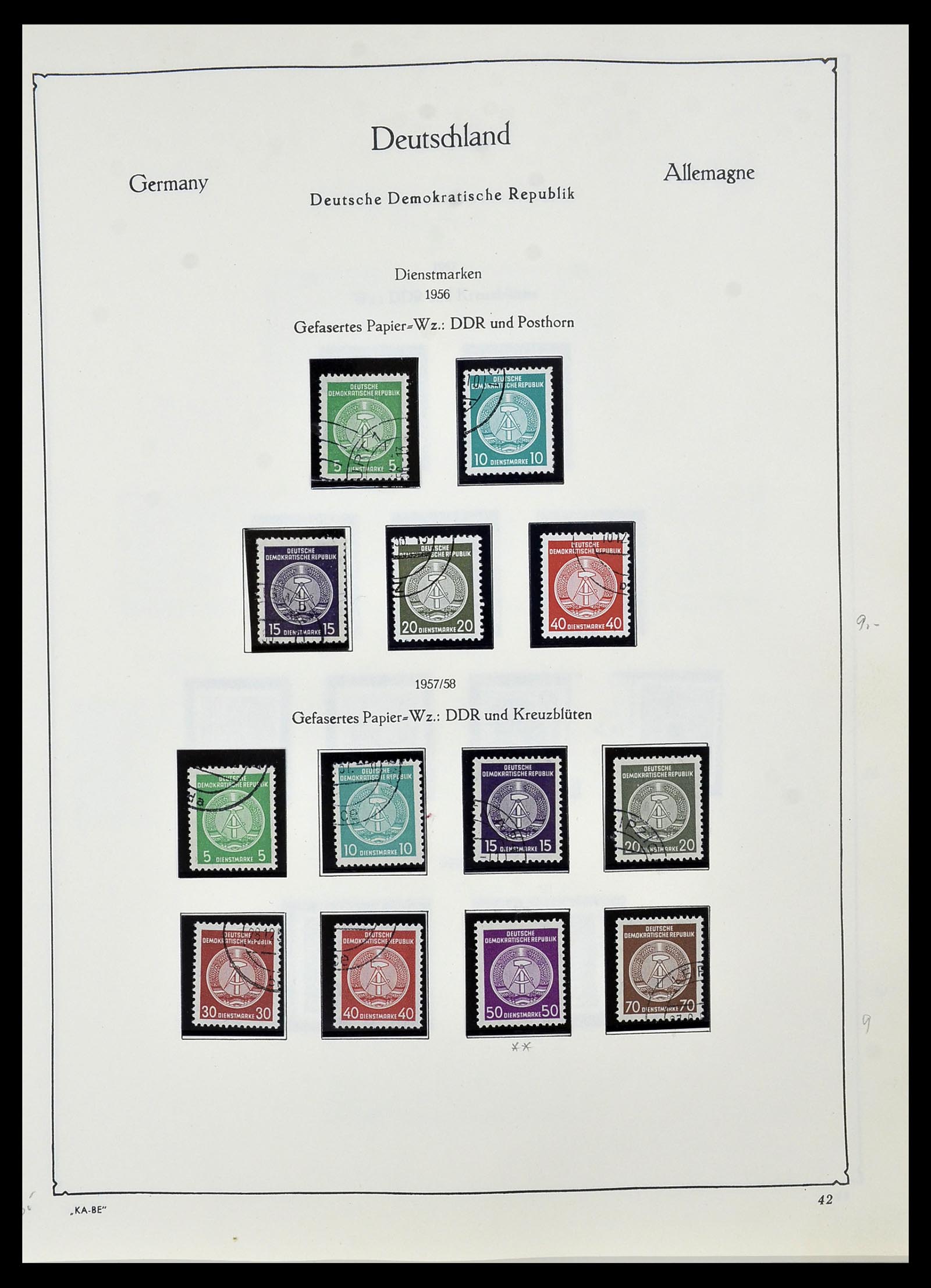 34196 044 - Stamp collection 34196 DDR 1949-1969.