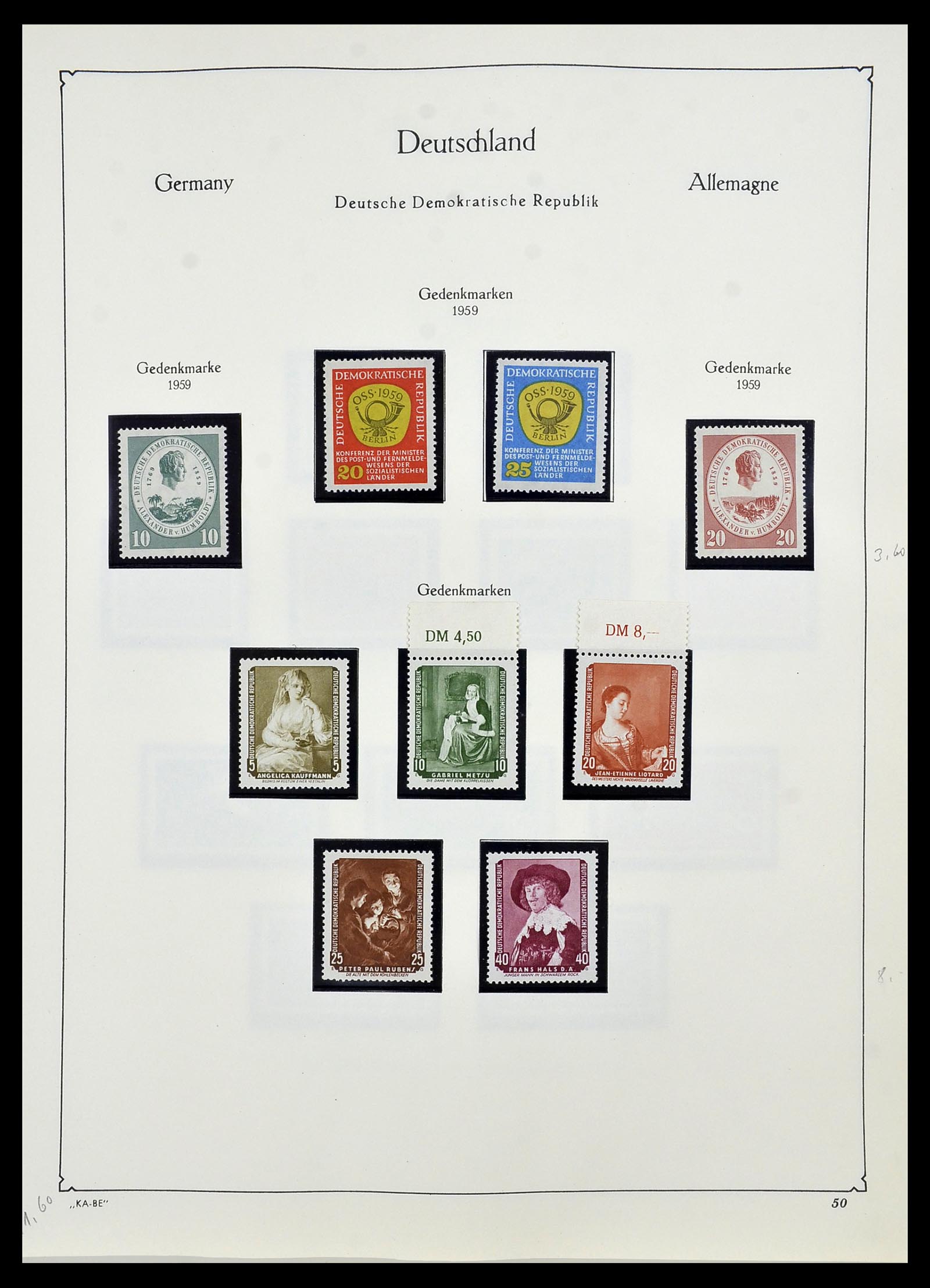 34196 050 - Postzegelverzameling 34196 DDR 1949-1969.