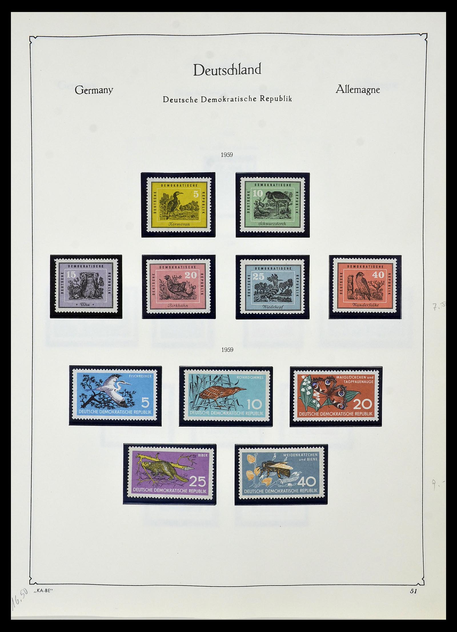 34196 051 - Stamp collection 34196 DDR 1949-1969.