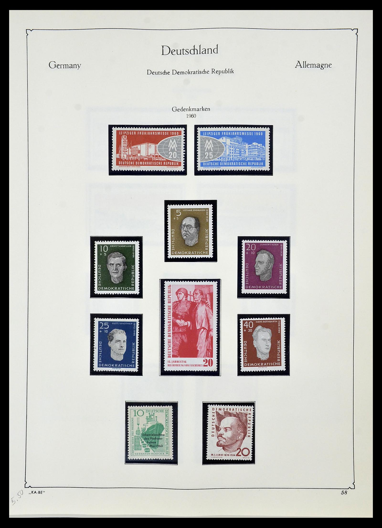 34196 057 - Postzegelverzameling 34196 DDR 1949-1969.