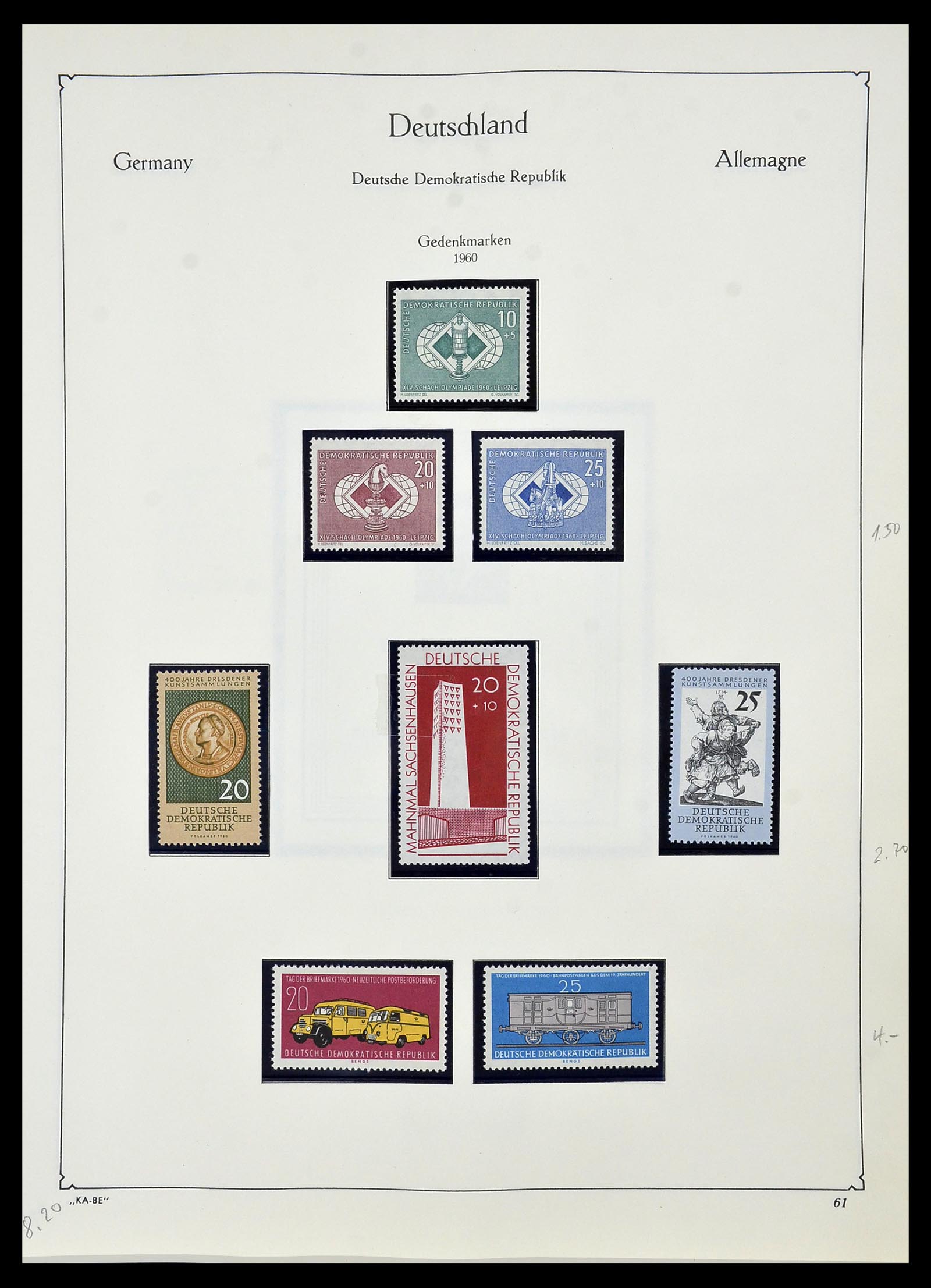 34196 060 - Postzegelverzameling 34196 DDR 1949-1969.