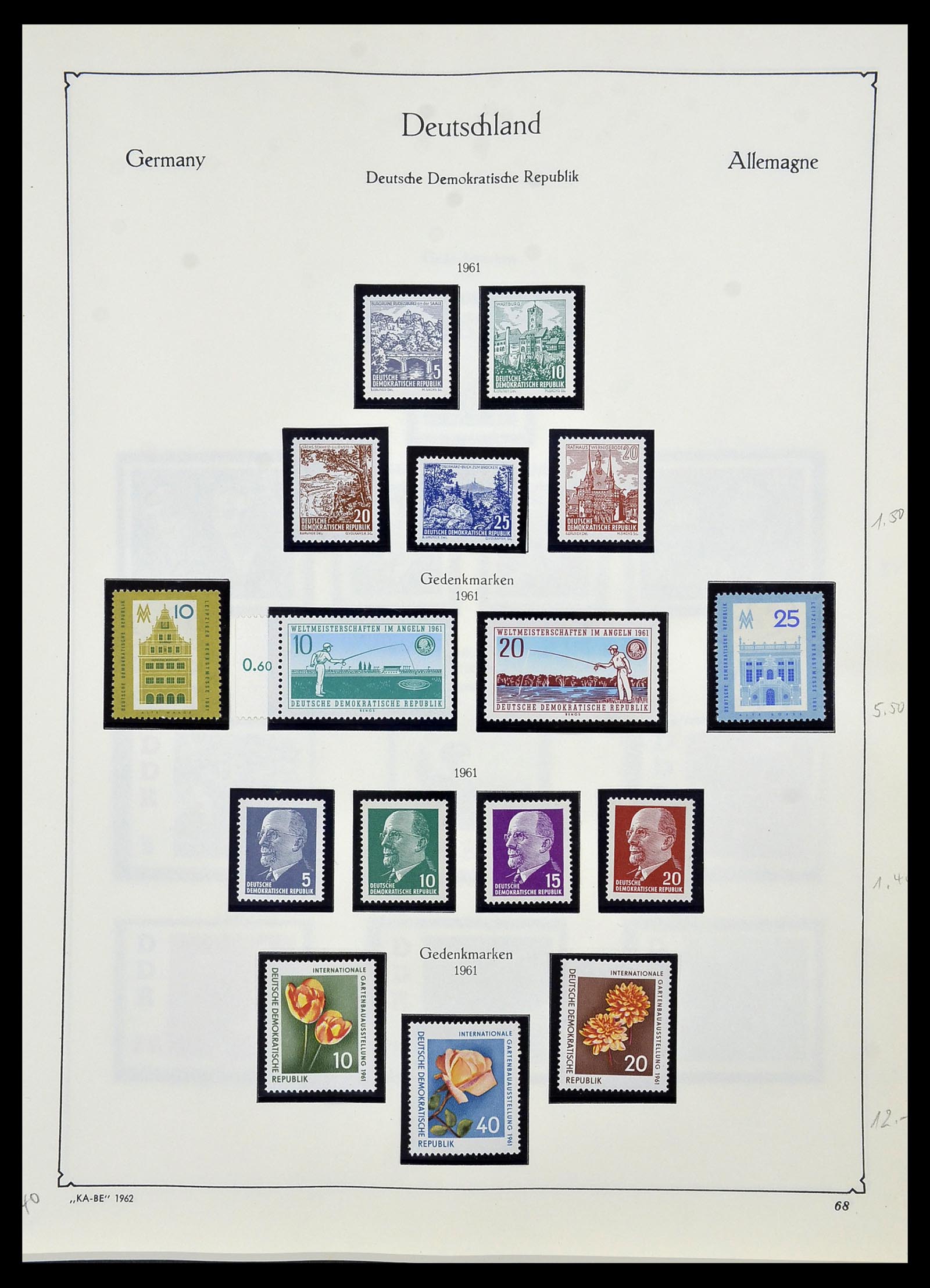 34196 067 - Stamp collection 34196 DDR 1949-1969.